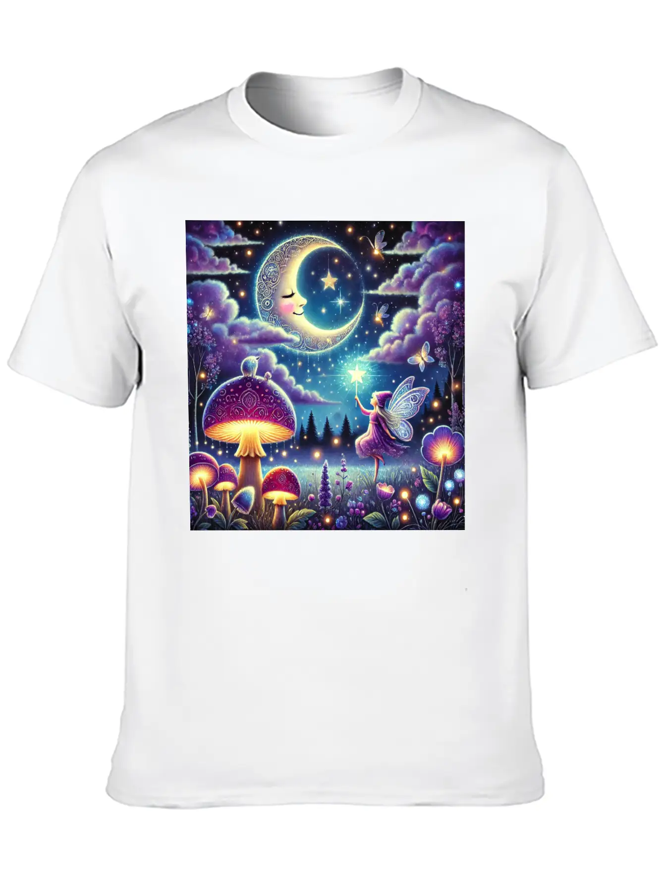 The Midnight Meadow Meadow Stylish Everyday T-Shirt – Unisex Basic Cotton Tee