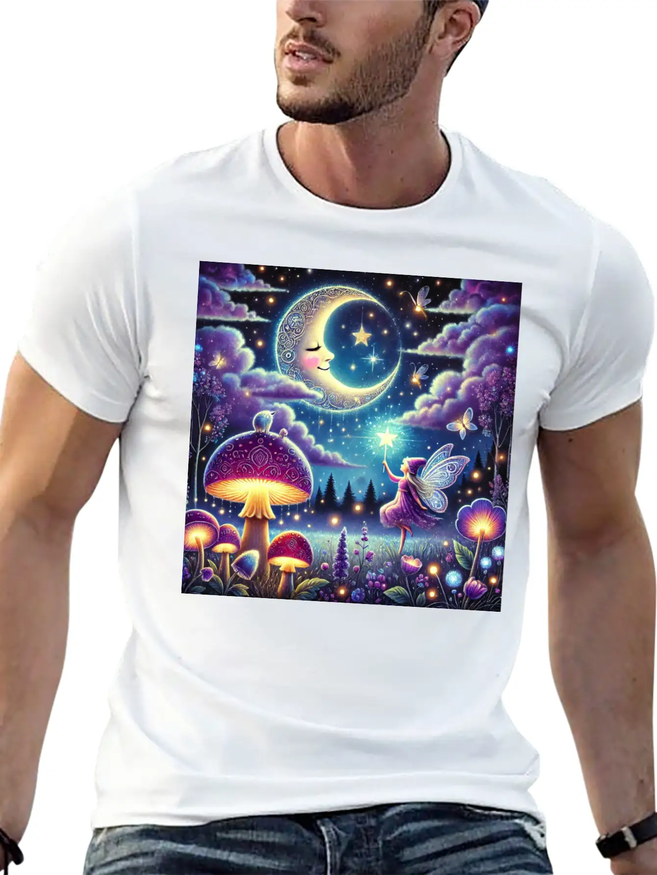 The Midnight Meadow Meadow Stylish Everyday T-Shirt – Unisex Basic Cotton Tee