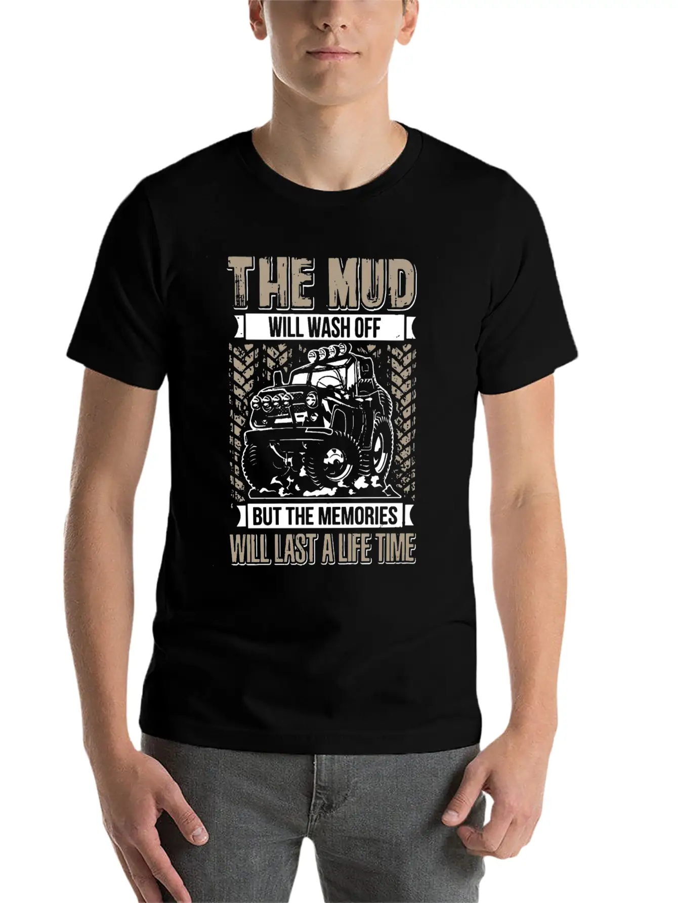 The Mud Will Wash Off Jeep Essential Unisex Summer Tee – Soft Cotton Casual Fit