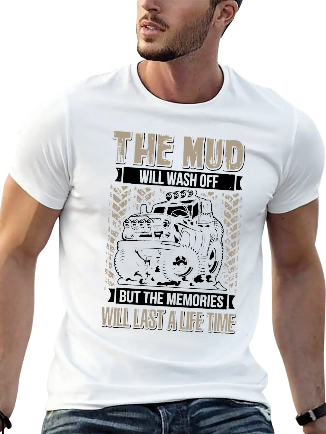 The Mud Will Wash Off Jeep Essential Unisex Summer Tee – Soft Cotton Casual Fit