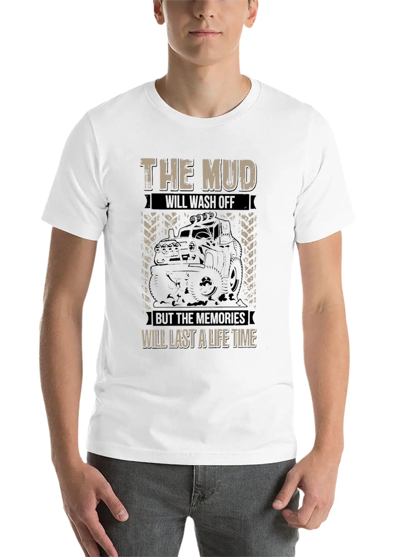 The Mud Will Wash Off Jeep Essential Unisex Summer Tee – Soft Cotton Casual Fit