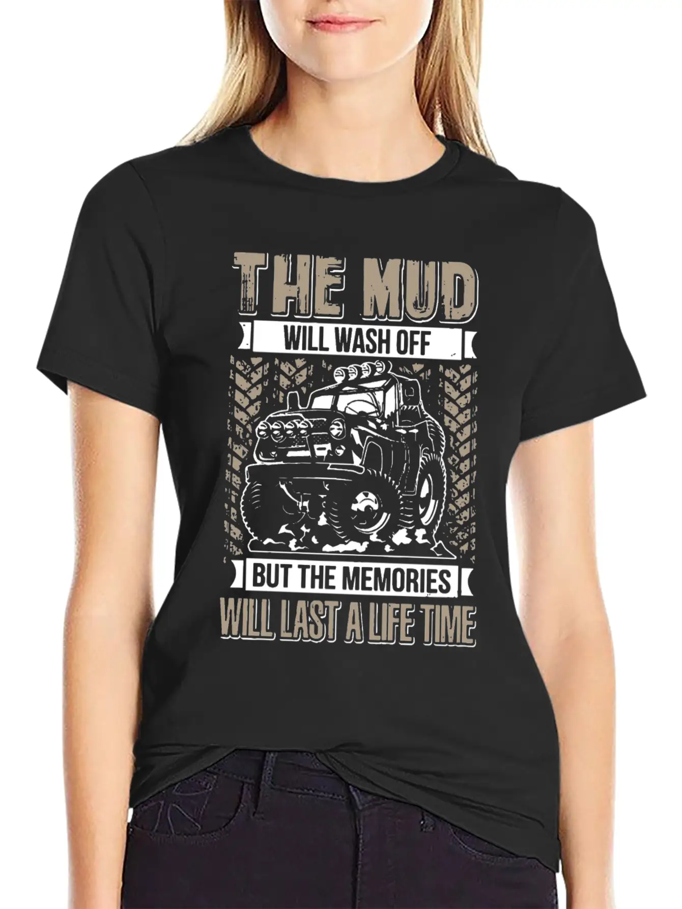 The Mud Will Wash Off Jeep Essential Unisex Summer Tee – Soft Cotton Casual Fit