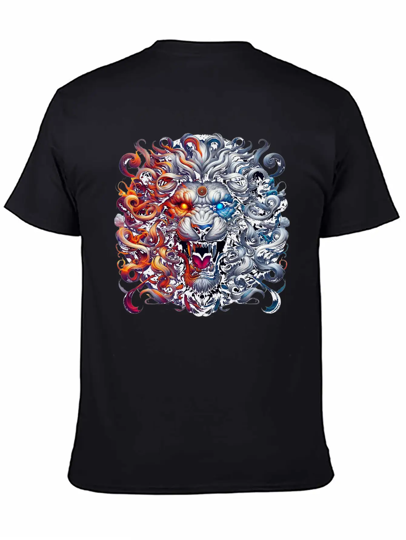 The Nemean Lion From Greek Mythology Unisex Short Sleeve Soft Cotton T-Shirt – Casual Everyday Wear