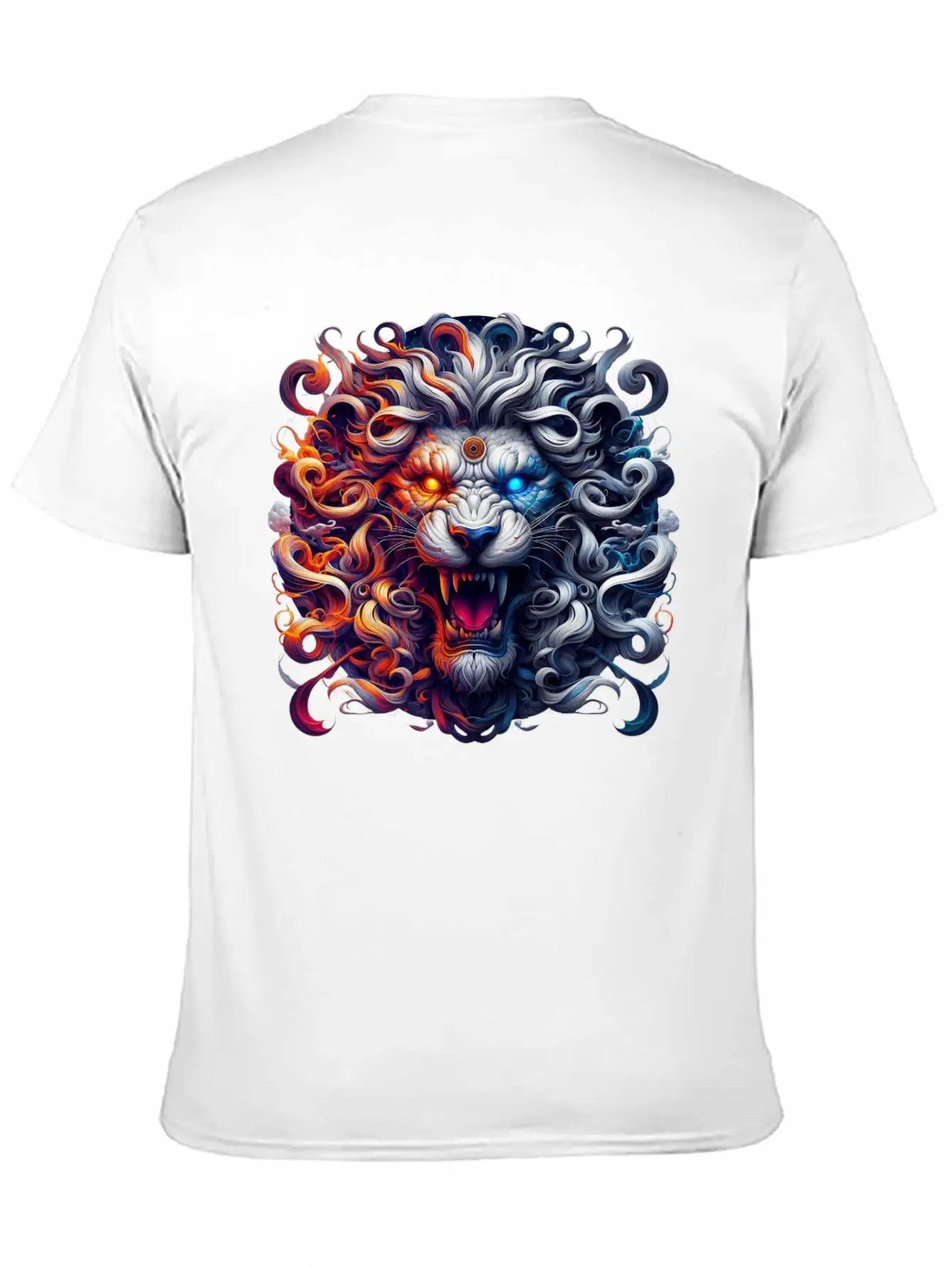 The Nemean Lion From Greek Mythology Unisex Short Sleeve Soft Cotton T-Shirt – Casual Everyday Wear