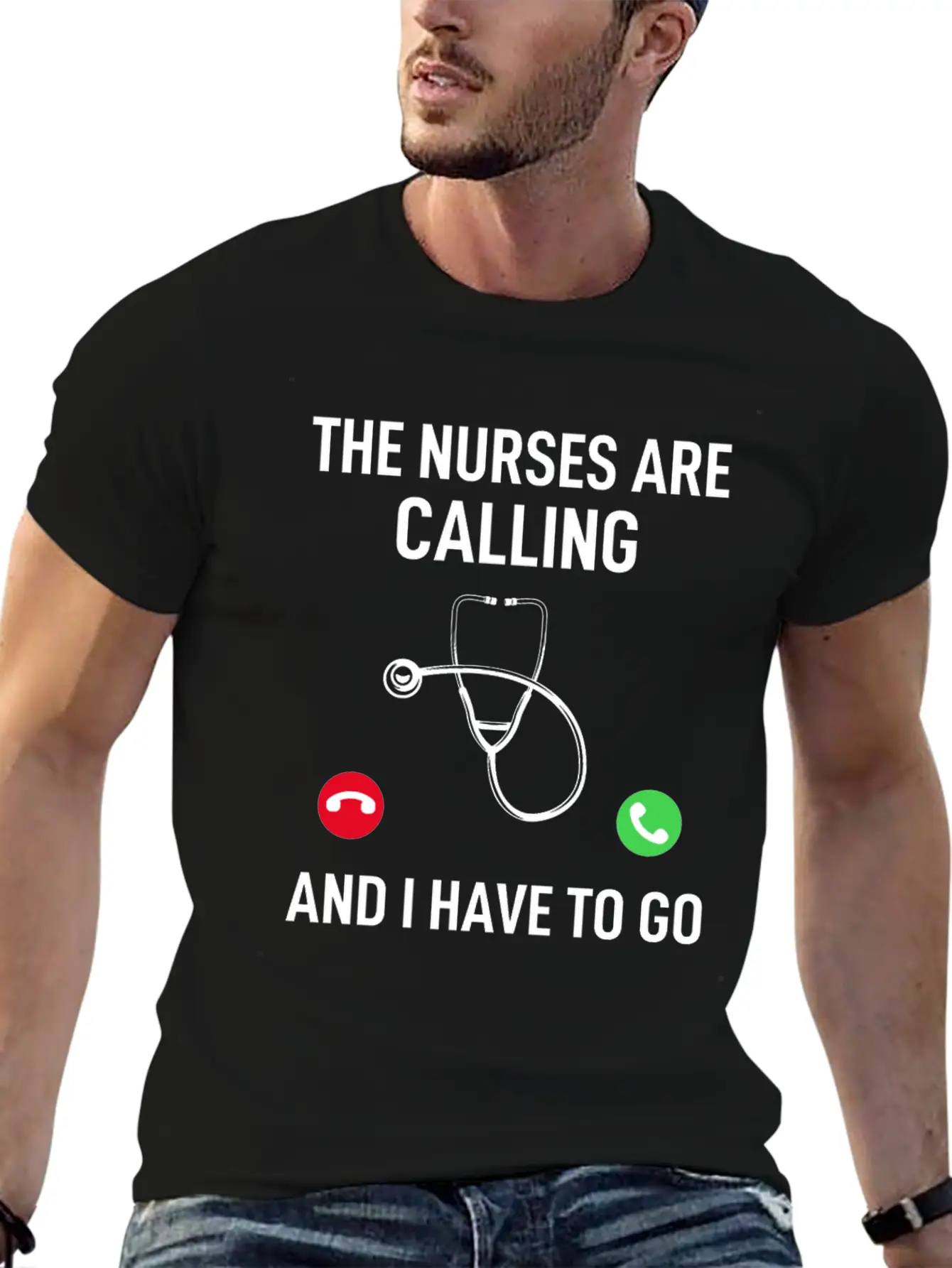 The Nurses Are Calling And I Have To Go - Doctor Q Essential Unisex Summer Tee – Soft Cotton Casual Fit
