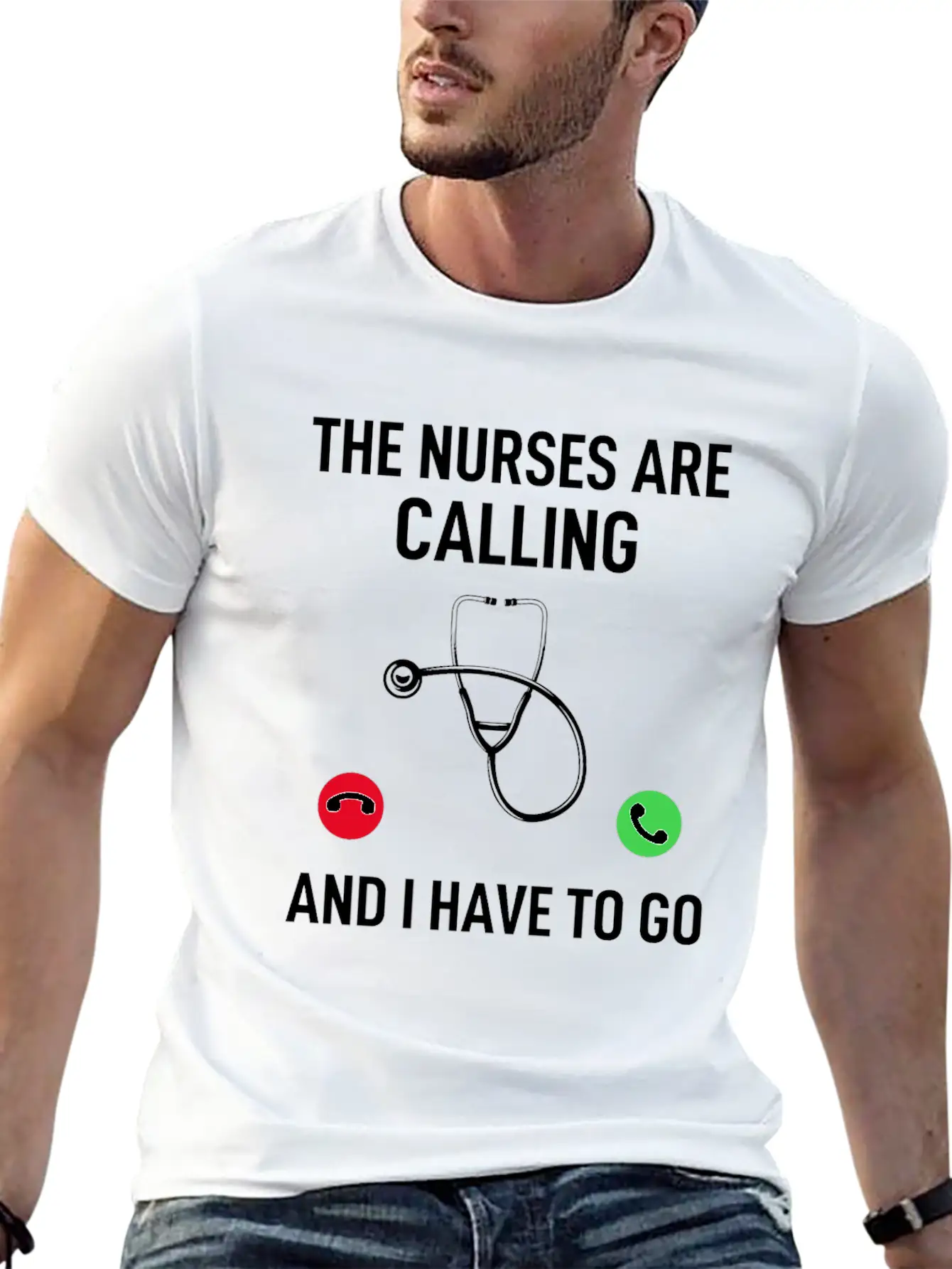The Nurses Are Calling And I Have To Go - Doctor Q Essential Unisex Summer Tee – Soft Cotton Casual Fit