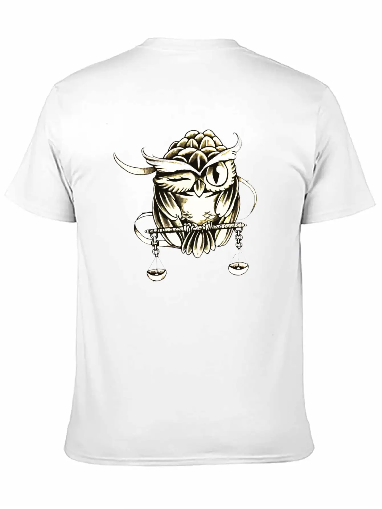 The Owl And The Balance Comfortable Minimalist Graphic Tee – Summer Style Essential