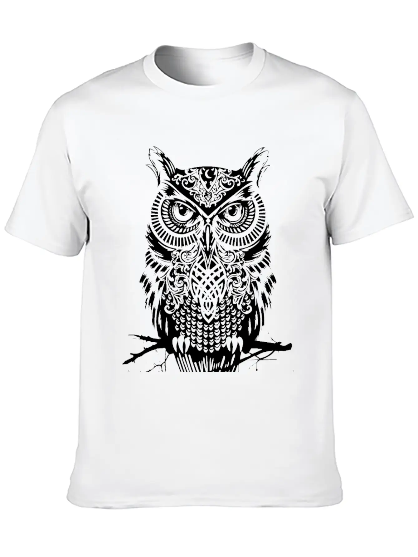 The Owl Comfortable Minimalist Graphic Tee – Summer Style Essential