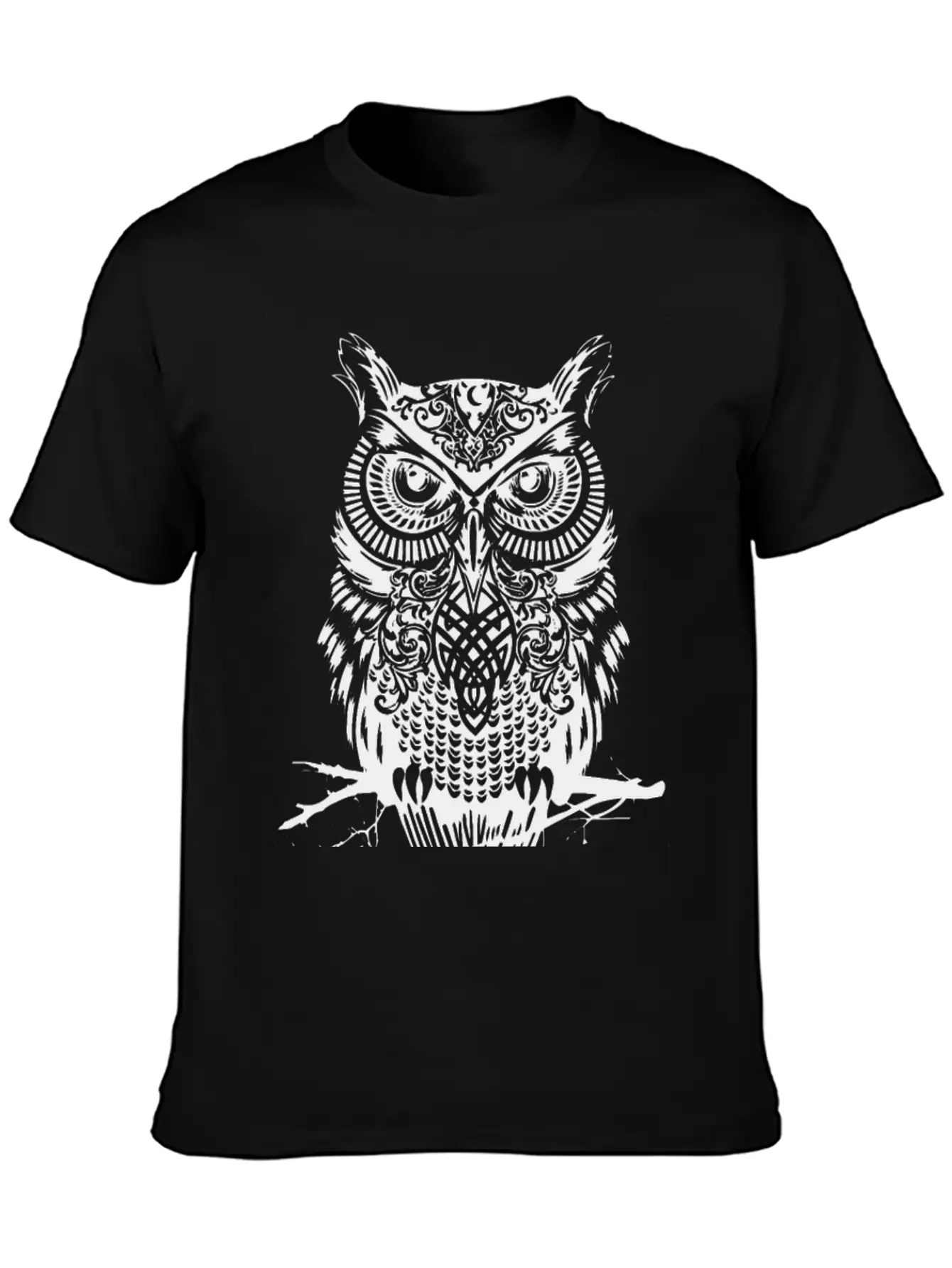 The Owl Comfortable Minimalist Graphic Tee – Summer Style Essential
