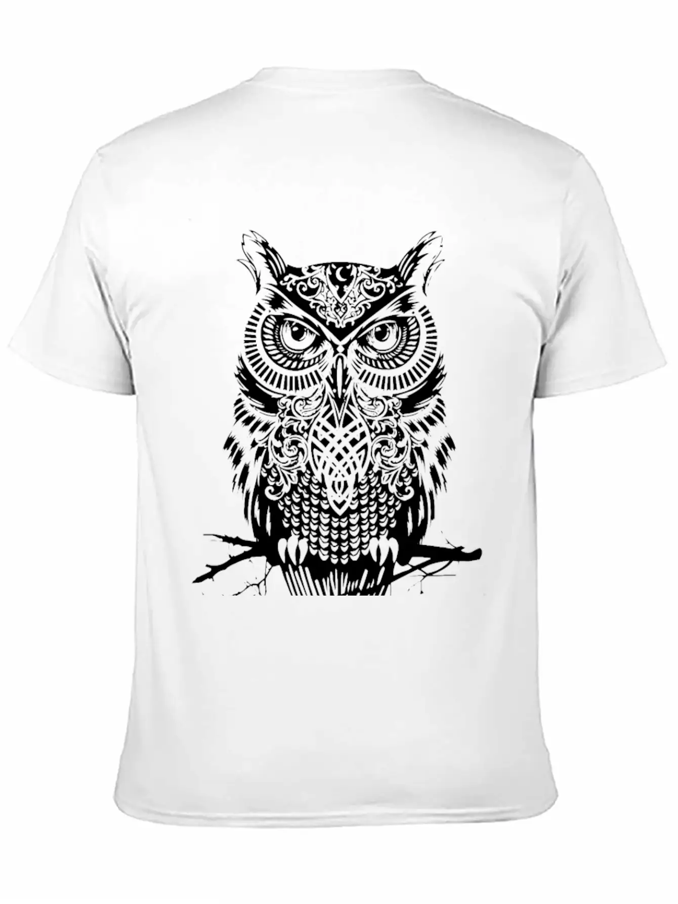 The Owl Comfortable Minimalist Graphic Tee – Summer Style Essential