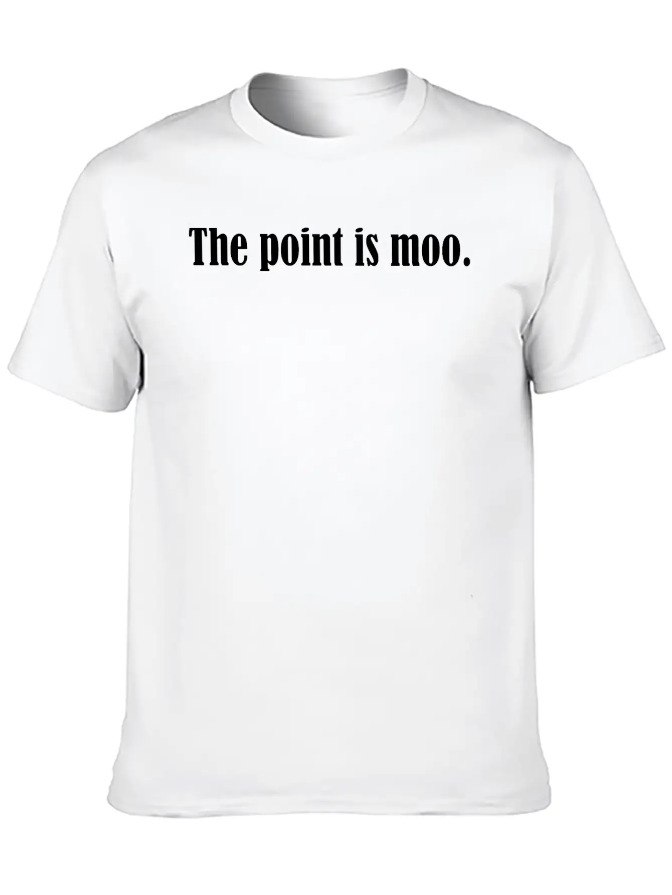 The Point Is Moot. Unisex Short Sleeve Soft Cotton T-Shirt – Casual Everyday Wear