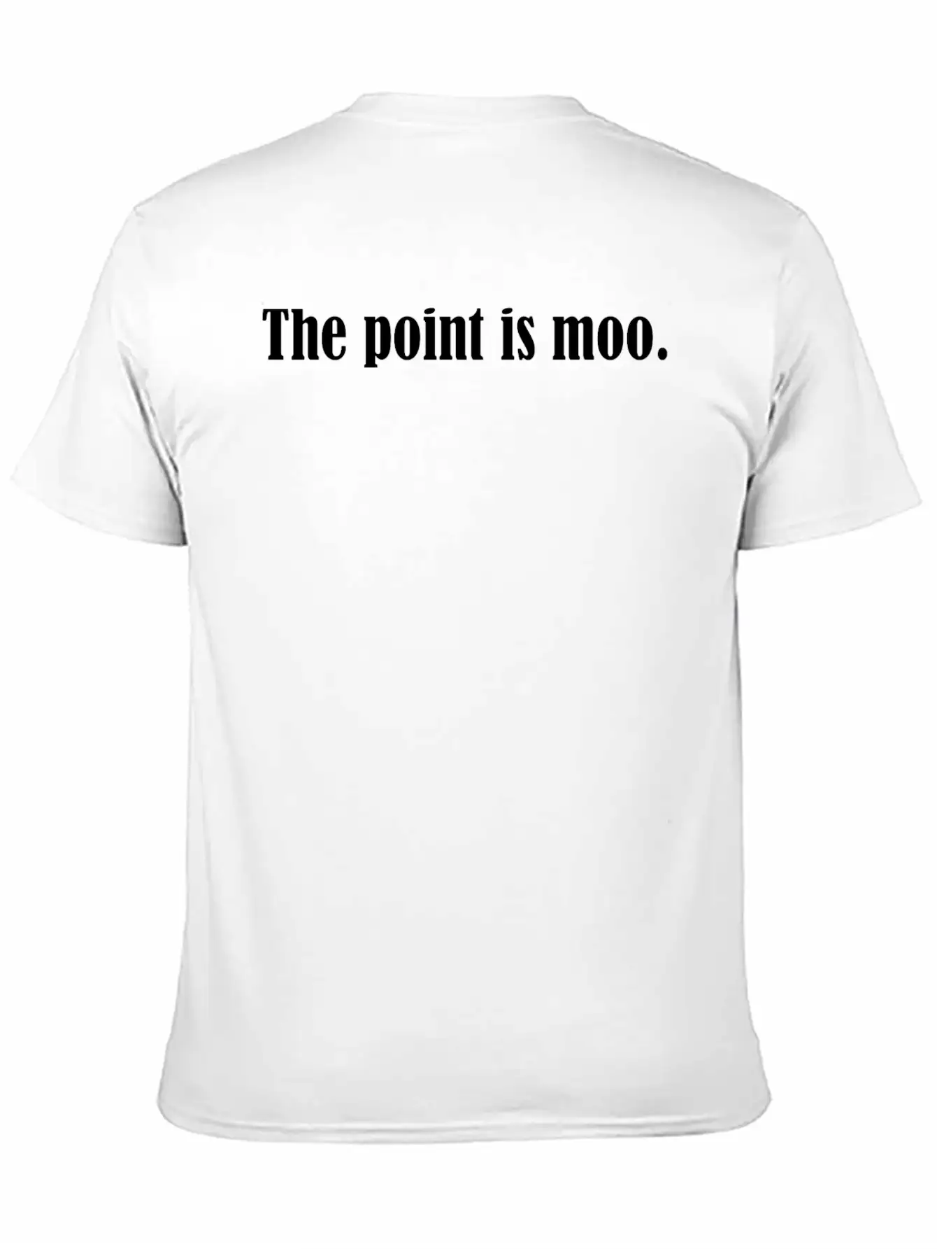 The Point Is Moot. Unisex Short Sleeve Soft Cotton T-Shirt – Casual Everyday Wear