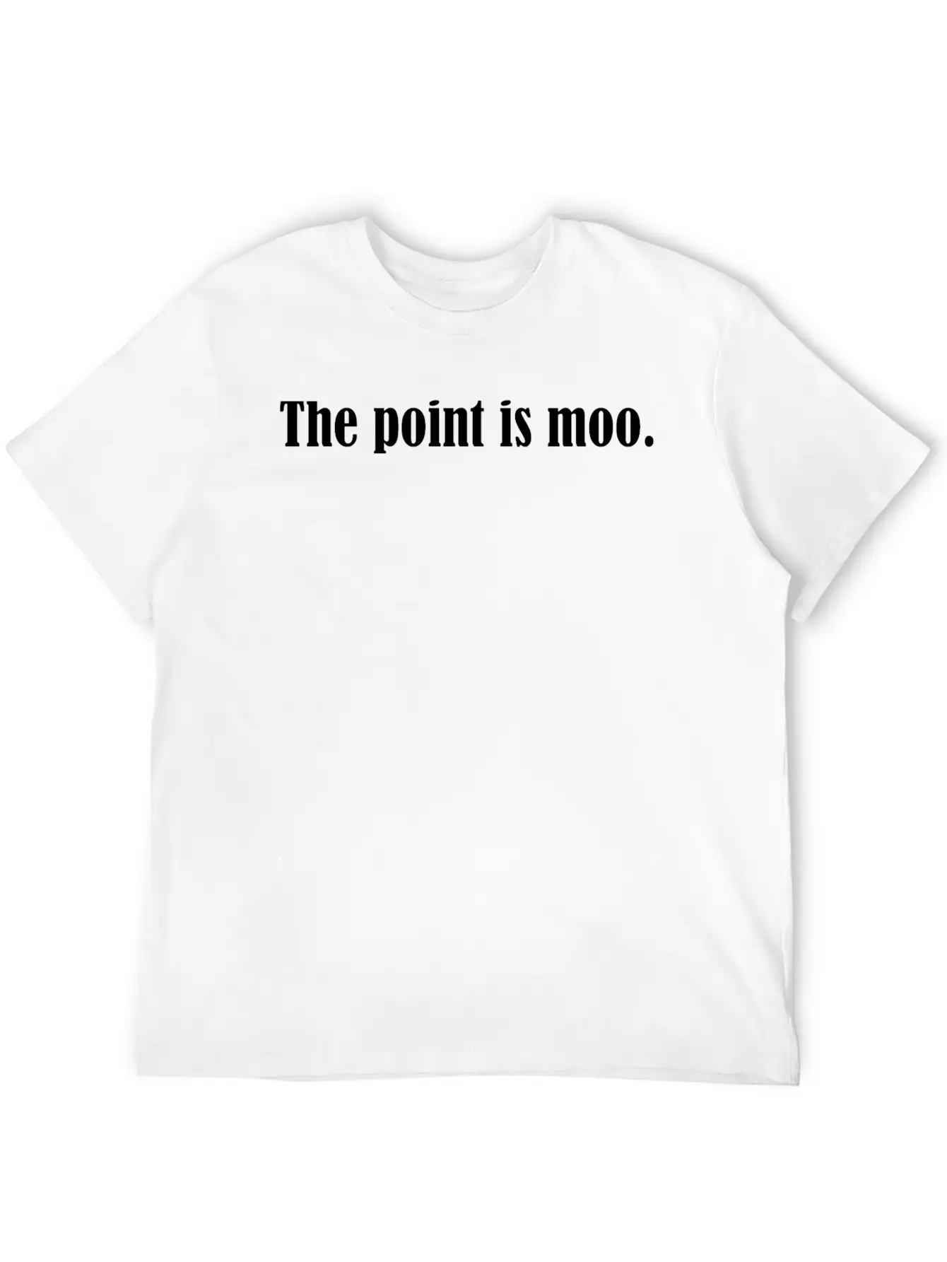 The Point Is Moot. Unisex Short Sleeve Soft Cotton T-Shirt – Casual Everyday Wear