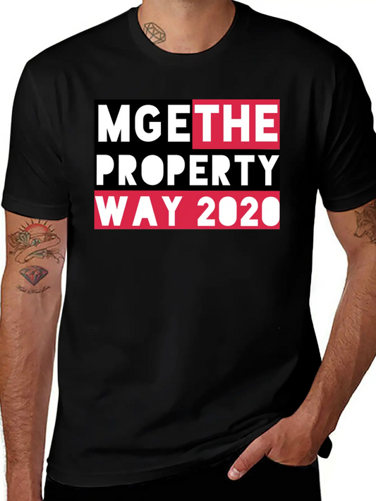 THE PROPERTY WAY Stylish Everyday T-Shirt – Unisex Basic Cotton Tee