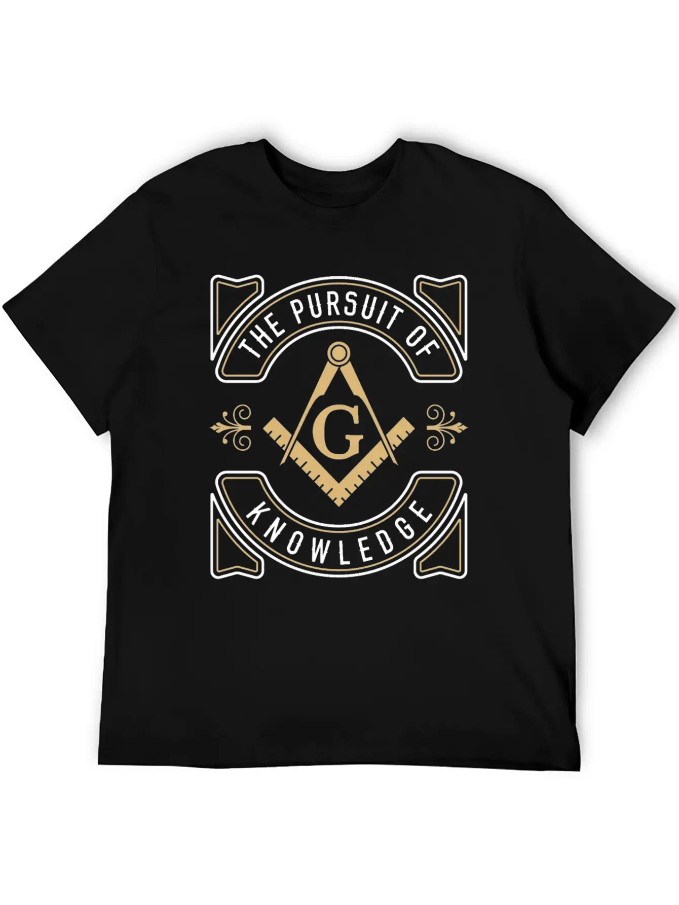 The Pursuit Of Knowledge Mason Fraternal Freemason Comfortable Minimalist Graphic Tee – Summer Style Essential