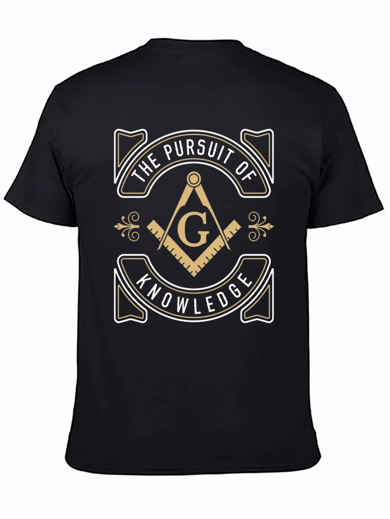 The Pursuit Of Knowledge Mason Fraternal Freemason Comfortable Minimalist Graphic Tee – Summer Style Essential