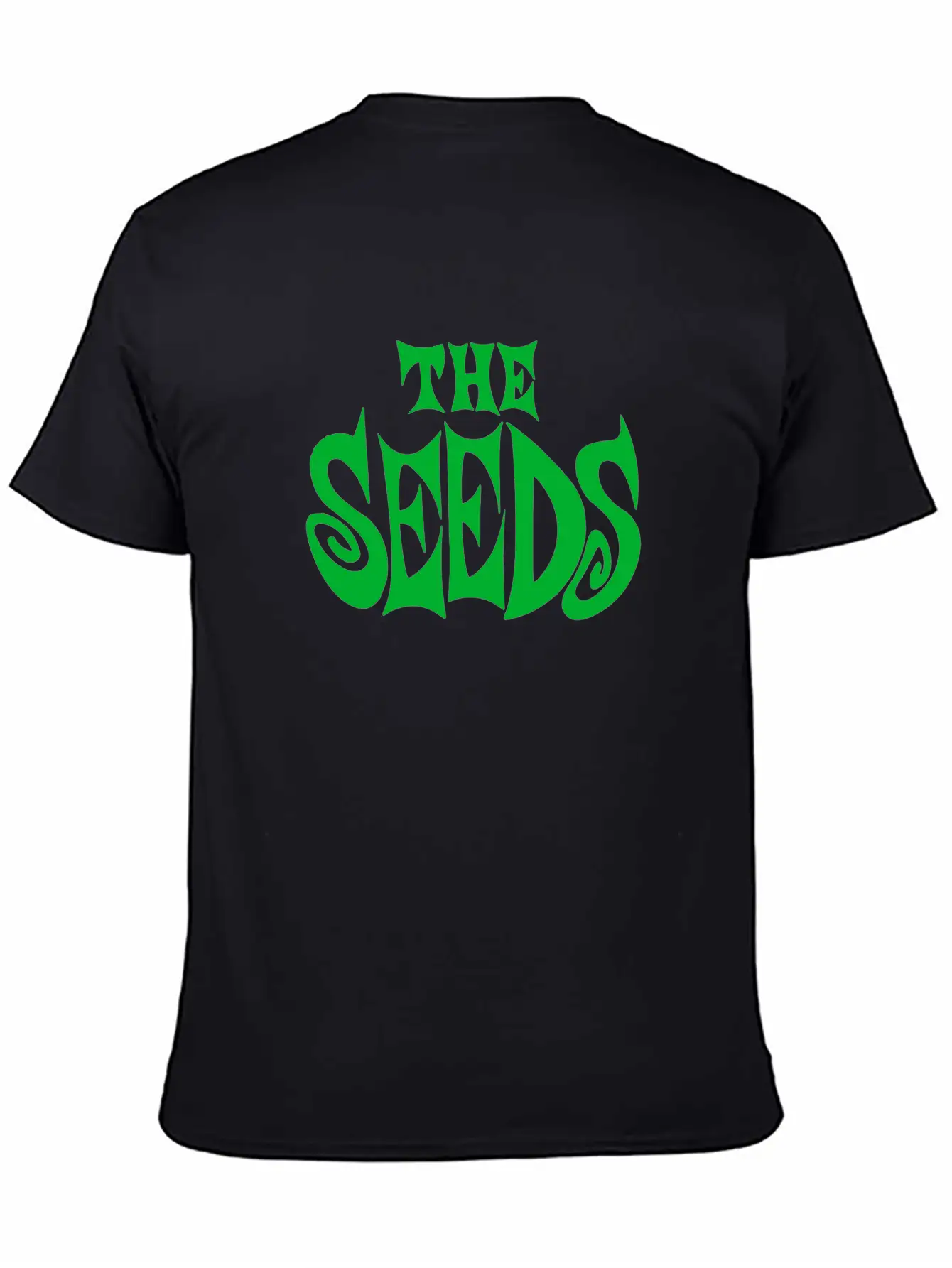 The Seeds Band Logo Unisex Short Sleeve Soft Cotton T-Shirt – Casual Everyday Wear