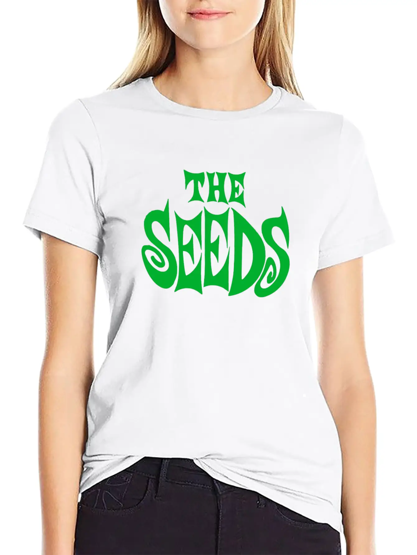 The Seeds Band Logo Unisex Short Sleeve Soft Cotton T-Shirt – Casual Everyday Wear
