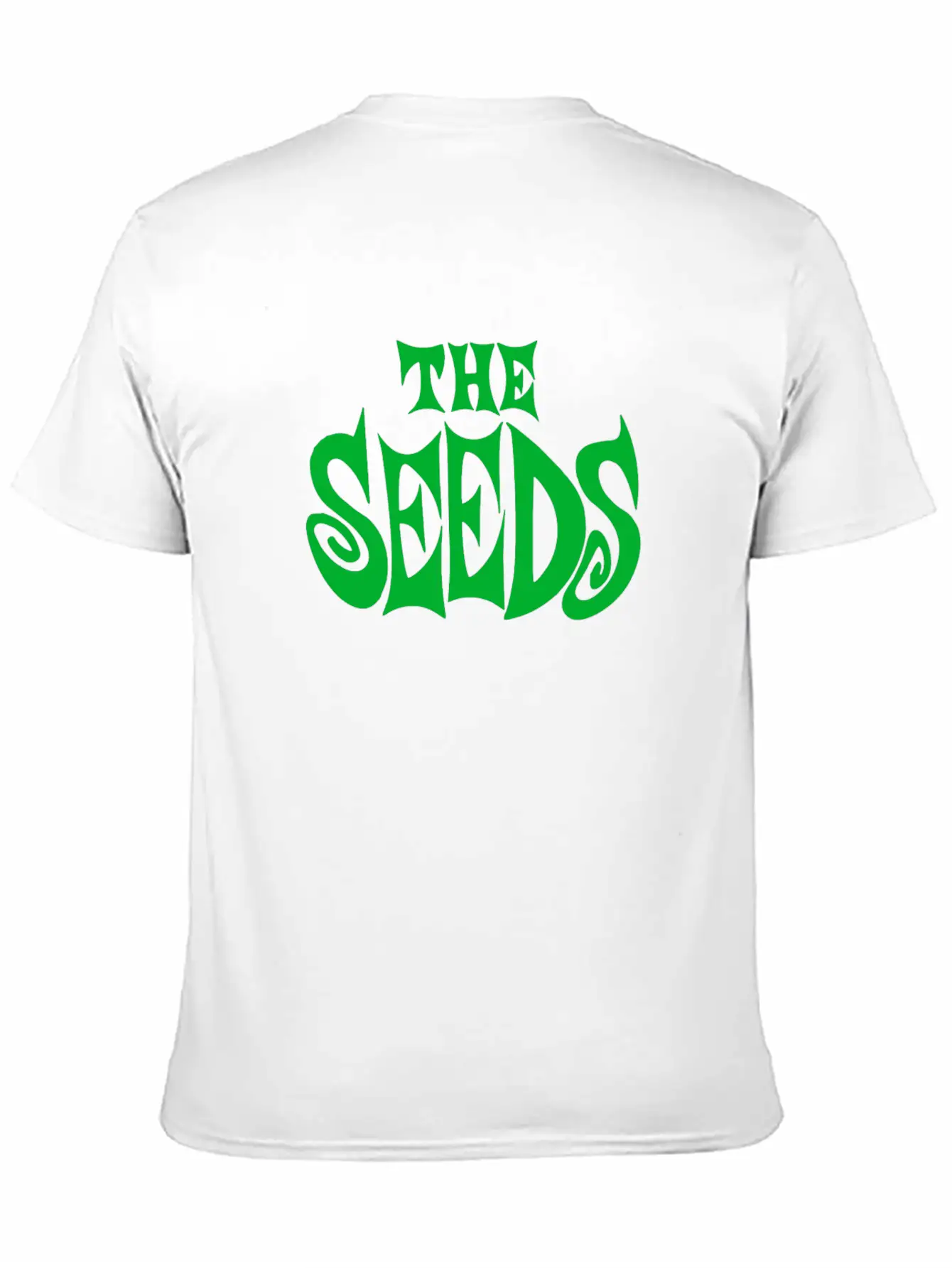 The Seeds Band Logo Unisex Short Sleeve Soft Cotton T-Shirt – Casual Everyday Wear