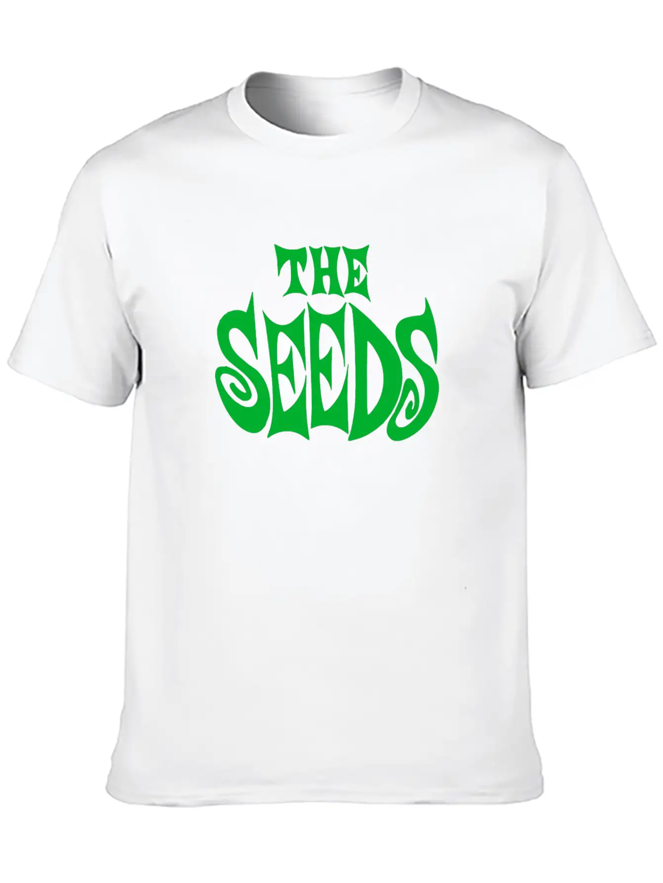 The Seeds Band Logo Unisex Short Sleeve Soft Cotton T-Shirt – Casual Everyday Wear