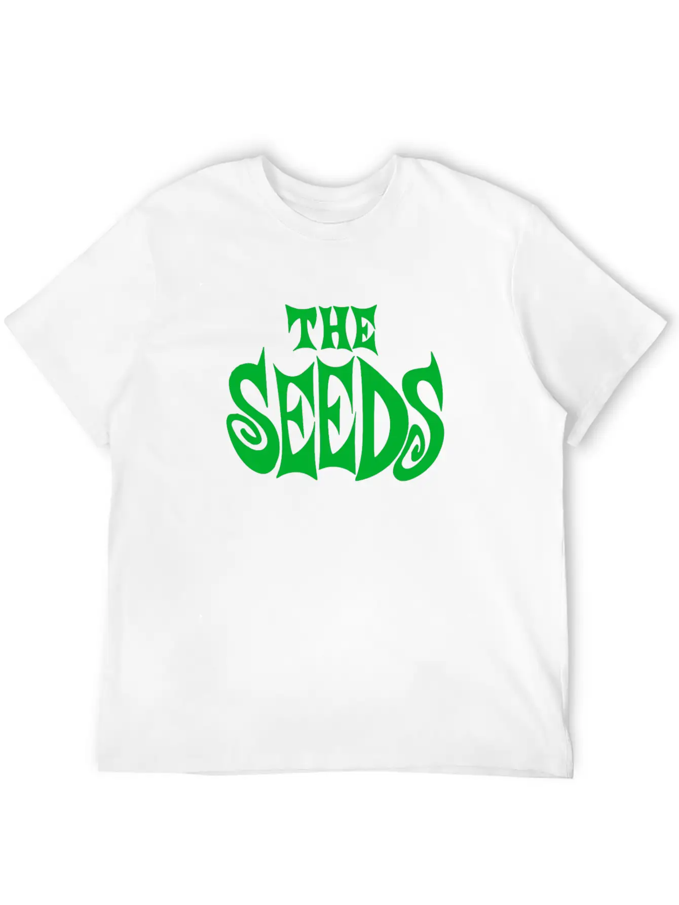 The Seeds Band Logo Unisex Short Sleeve Soft Cotton T-Shirt – Casual Everyday Wear