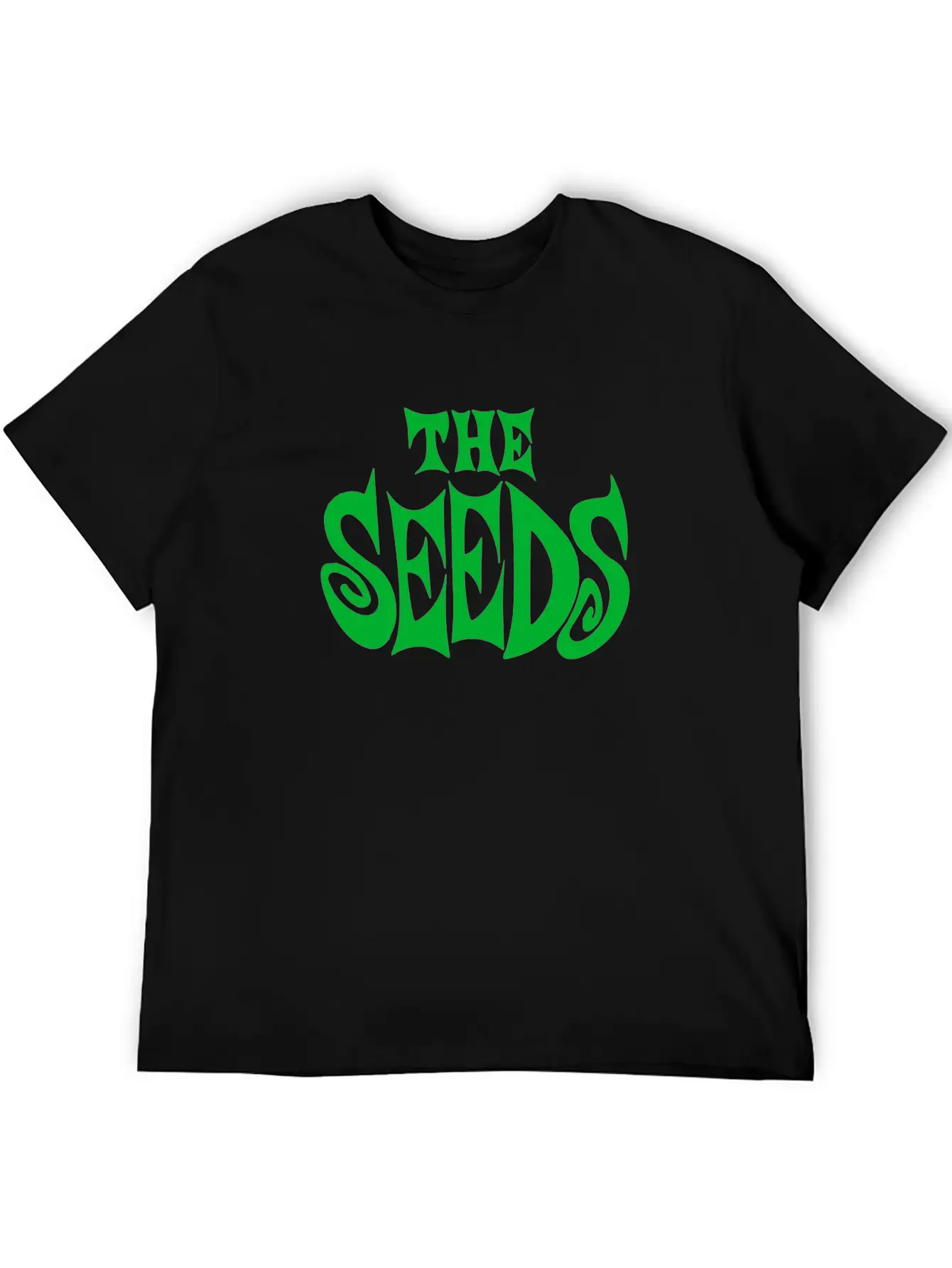 The Seeds Band Logo Unisex Short Sleeve Soft Cotton T-Shirt – Casual Everyday Wear