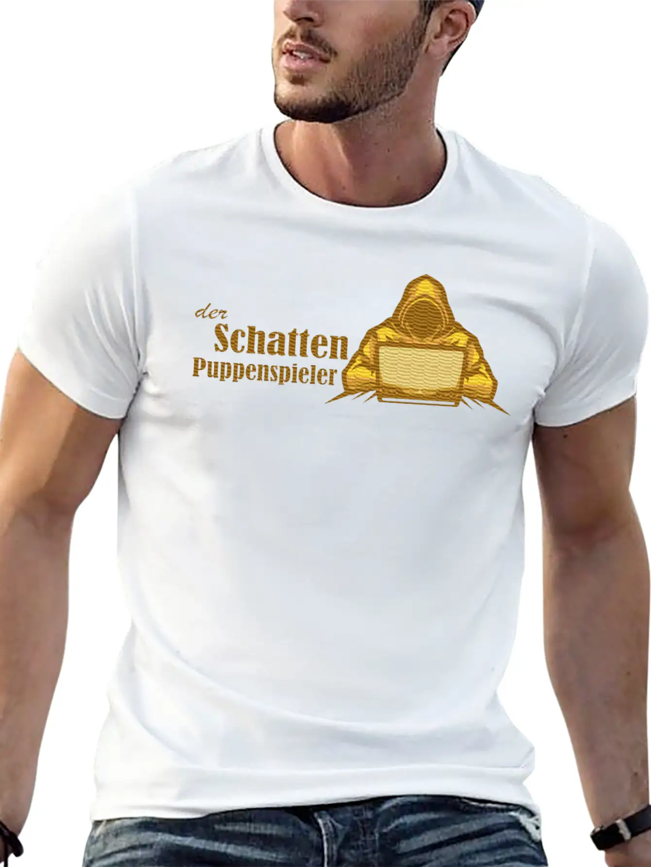 The Shadow Puppeteer | Der Schatten Puppenspieler Comfortable Minimalist Graphic Tee – Summer Style Essential