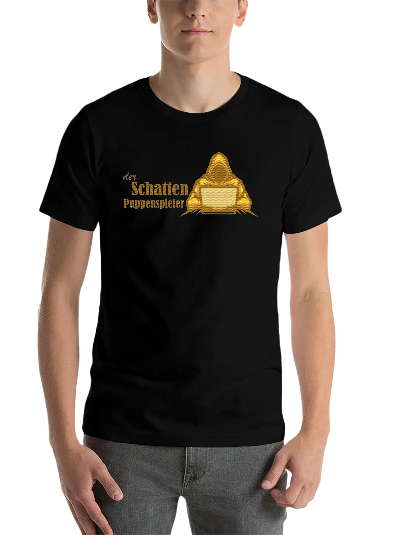 The Shadow Puppeteer | Der Schatten Puppenspieler Comfortable Minimalist Graphic Tee – Summer Style Essential