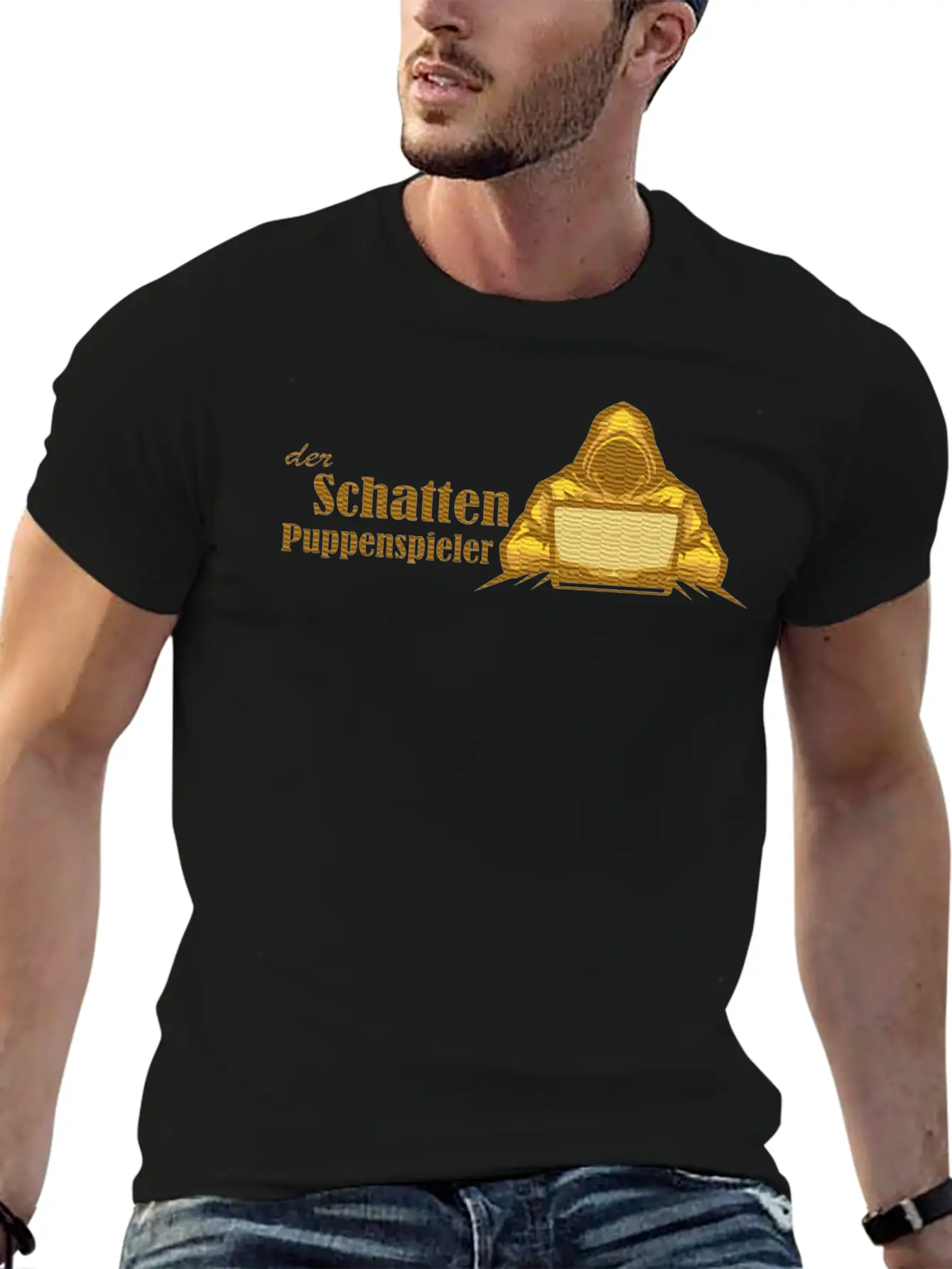 The Shadow Puppeteer | Der Schatten Puppenspieler Comfortable Minimalist Graphic Tee – Summer Style Essential