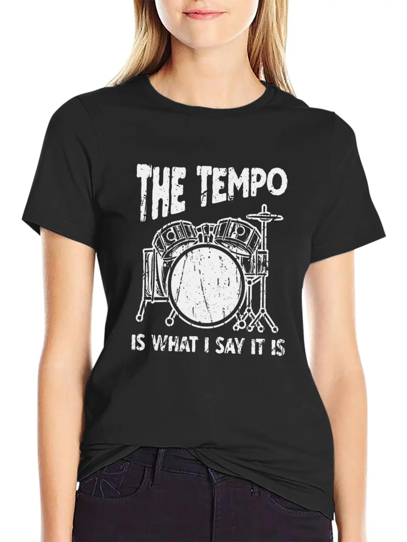 The Tempo Is What I Say It Is - Beat Maker Unisex Short Sleeve Soft Cotton T-Shirt – Casual Everyday Wear