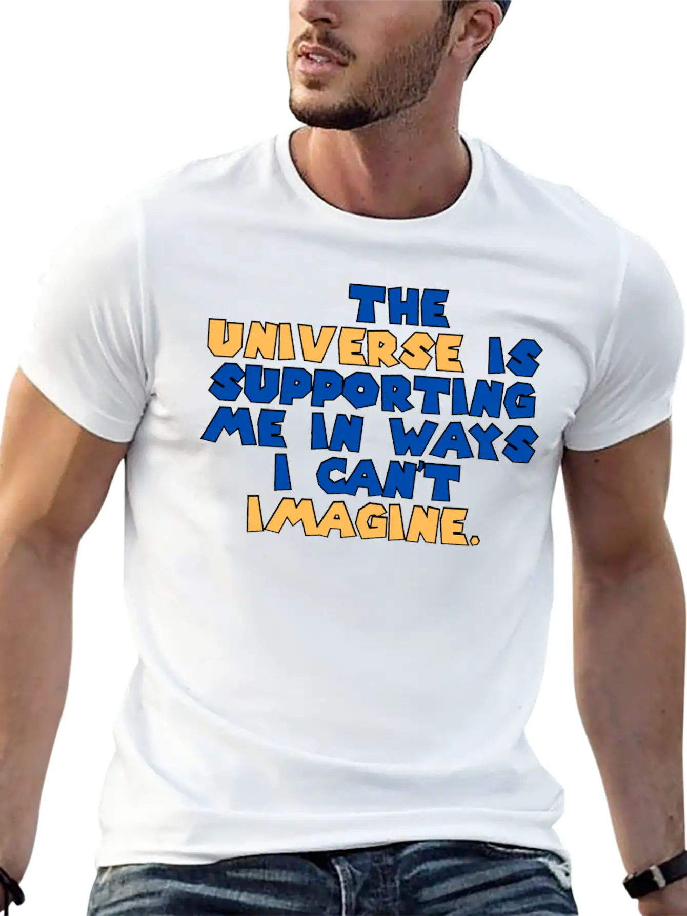 The Universe Is Supporting Me In Ways I Can T Stylish Everyday T-Shirt – Unisex Basic Cotton Tee