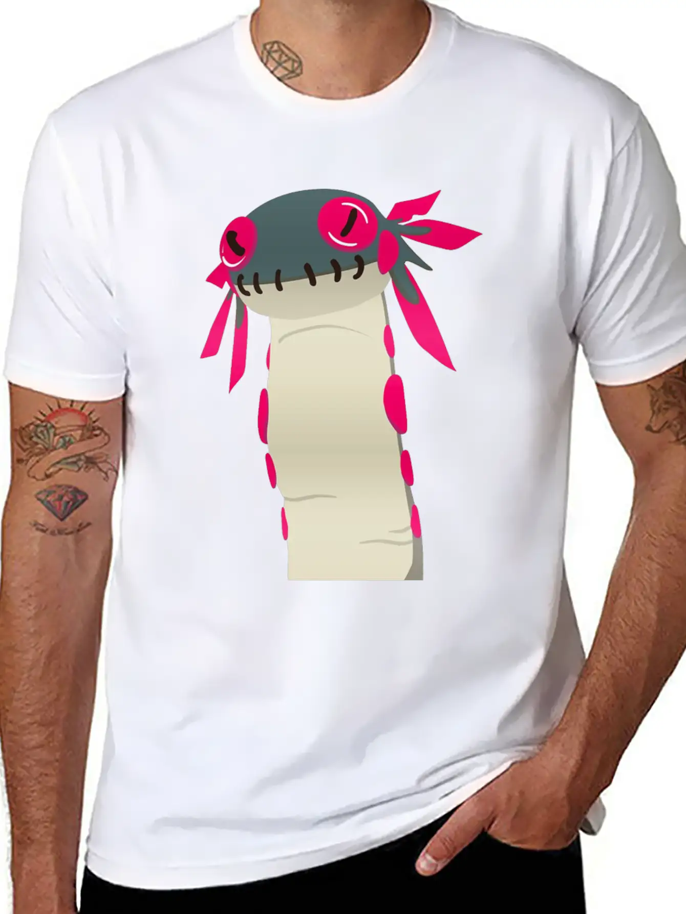 The Wiggle Worm Comfortable Minimalist Graphic Tee – Summer Style Essential