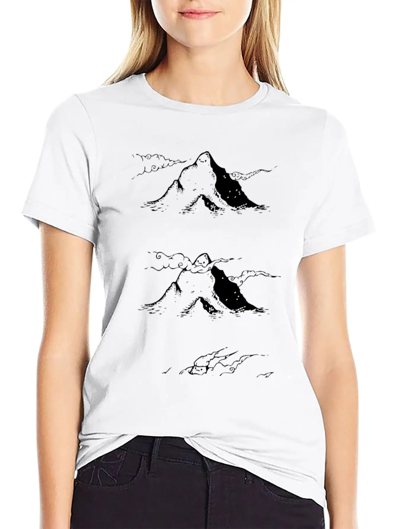 The Wind Comfortable Minimalist Graphic Tee – Summer Style Essential