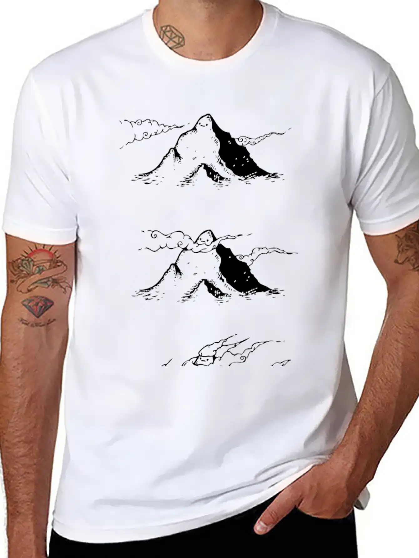 The Wind Comfortable Minimalist Graphic Tee – Summer Style Essential