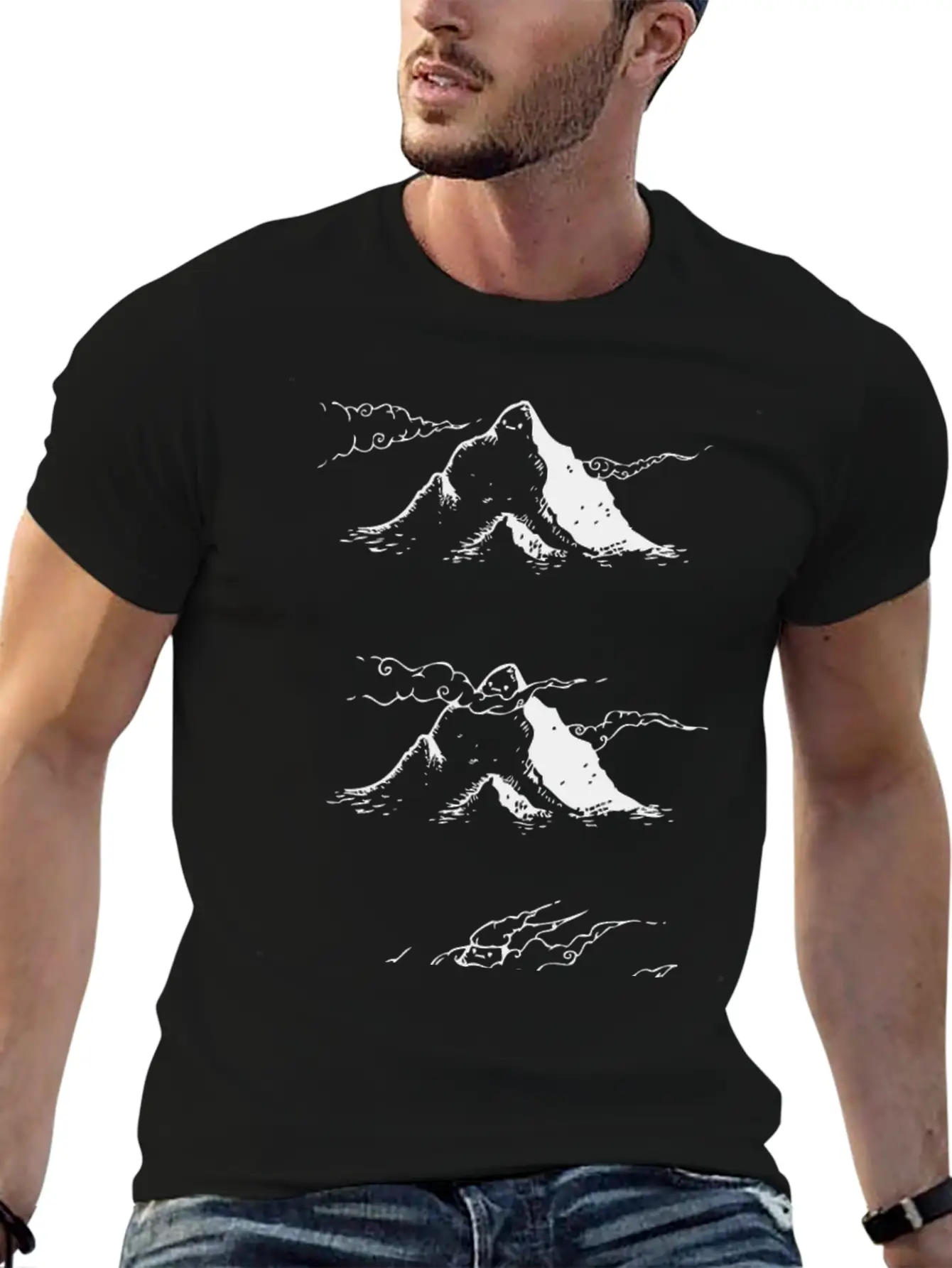 The Wind Comfortable Minimalist Graphic Tee – Summer Style Essential