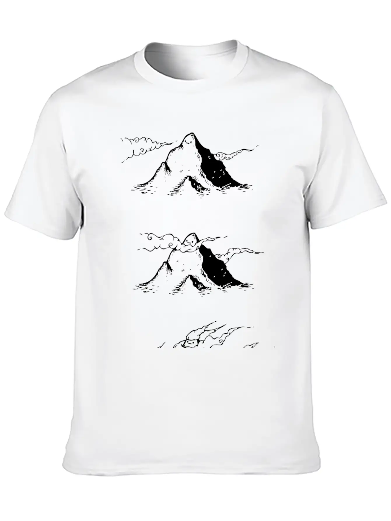 The Wind Comfortable Minimalist Graphic Tee – Summer Style Essential