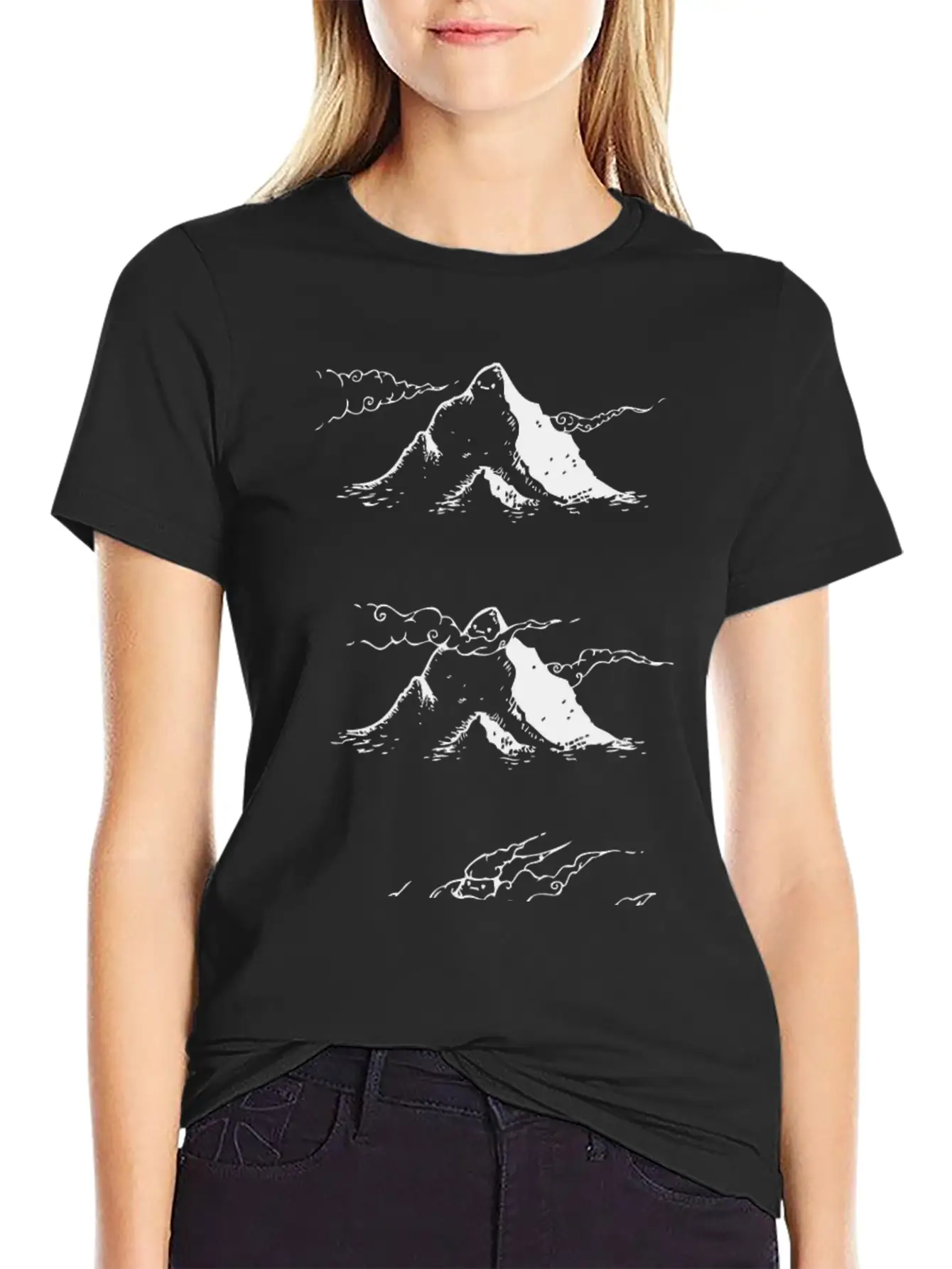 The Wind Comfortable Minimalist Graphic Tee – Summer Style Essential