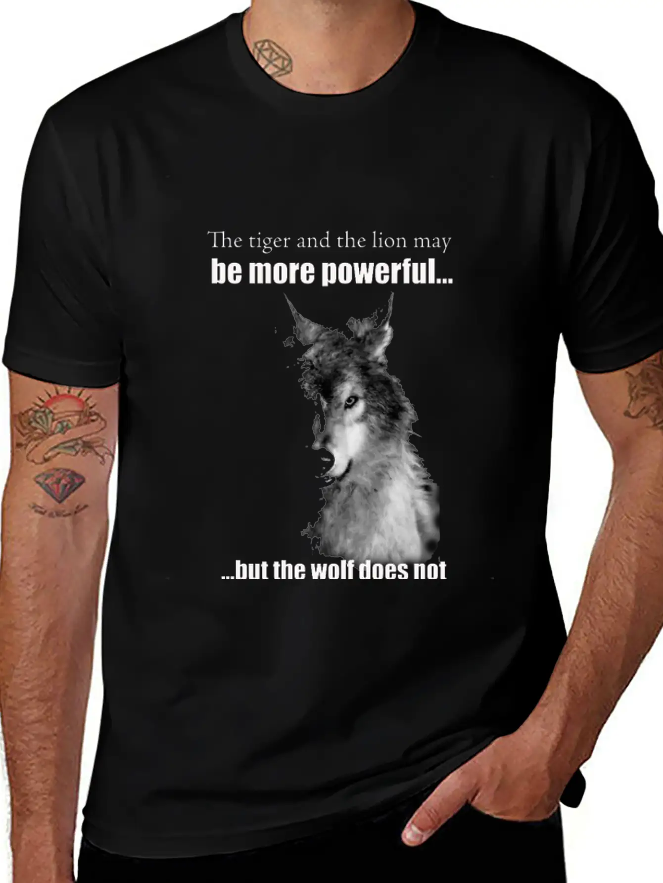 The Wolf Stylish Everyday T-Shirt – Unisex Basic Cotton Tee