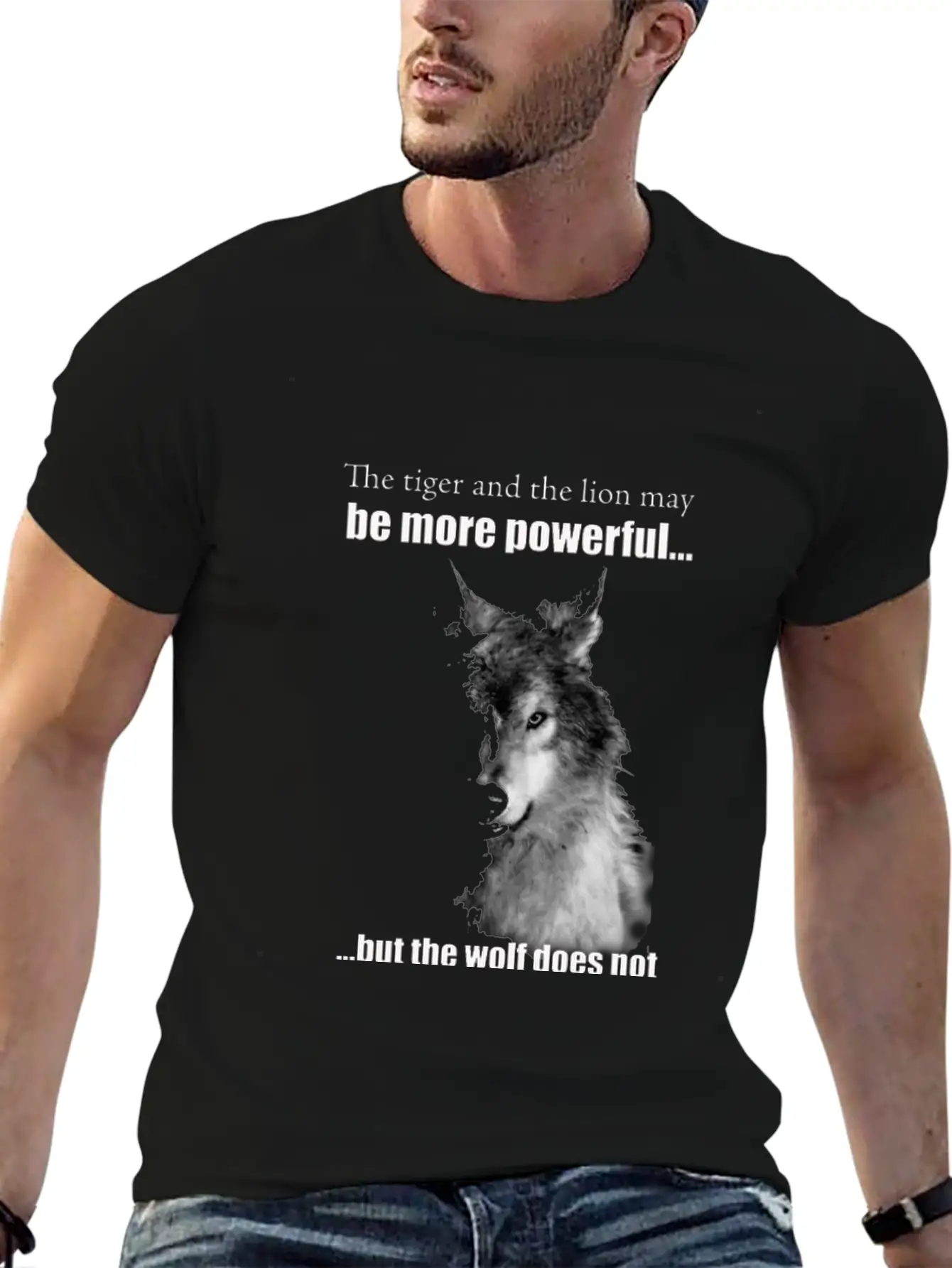 The Wolf Stylish Everyday T-Shirt – Unisex Basic Cotton Tee