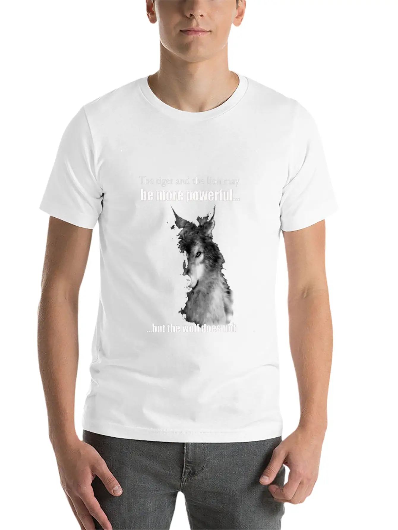 The Wolf Stylish Everyday T-Shirt – Unisex Basic Cotton Tee