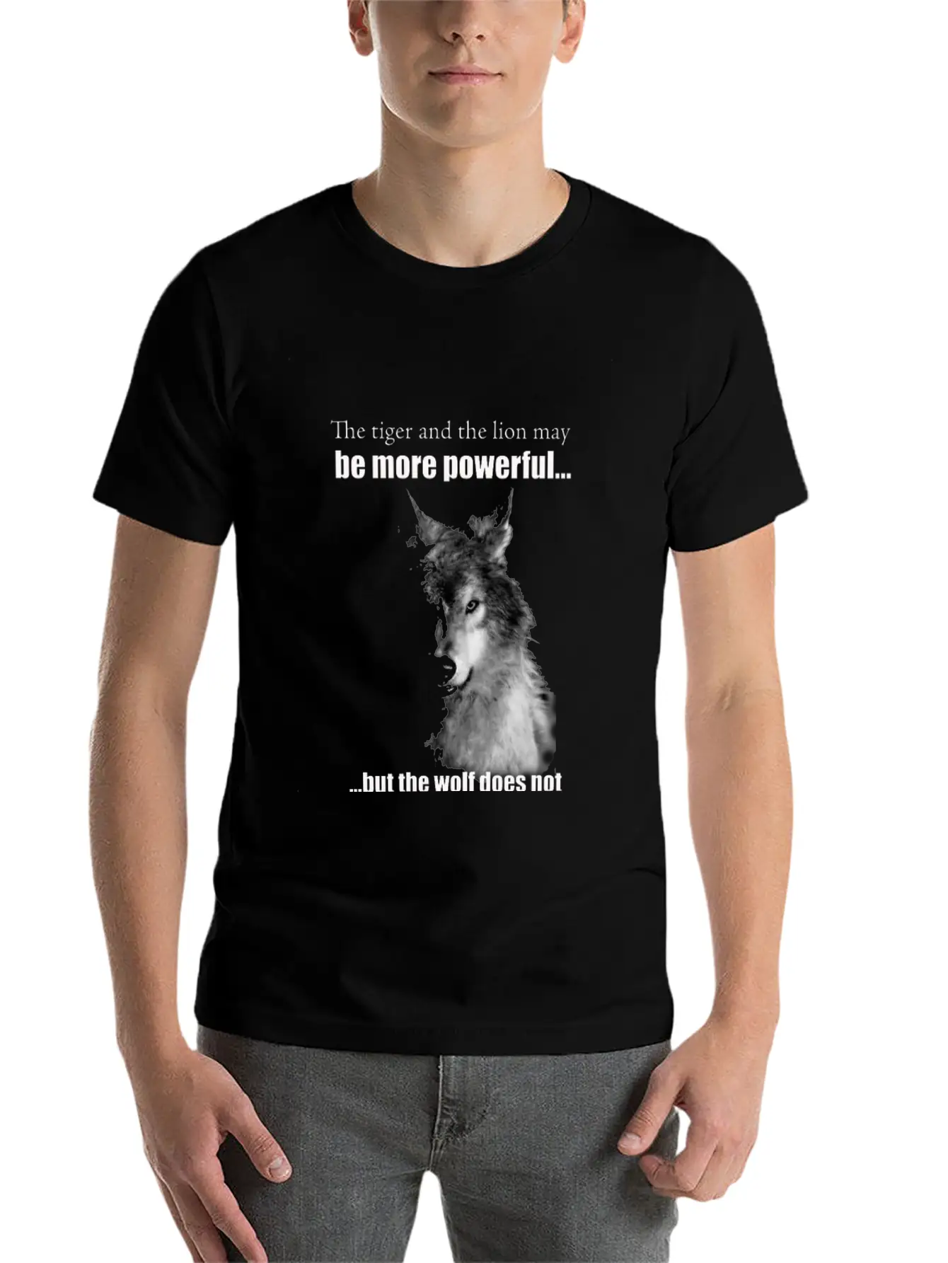 The Wolf Stylish Everyday T-Shirt – Unisex Basic Cotton Tee