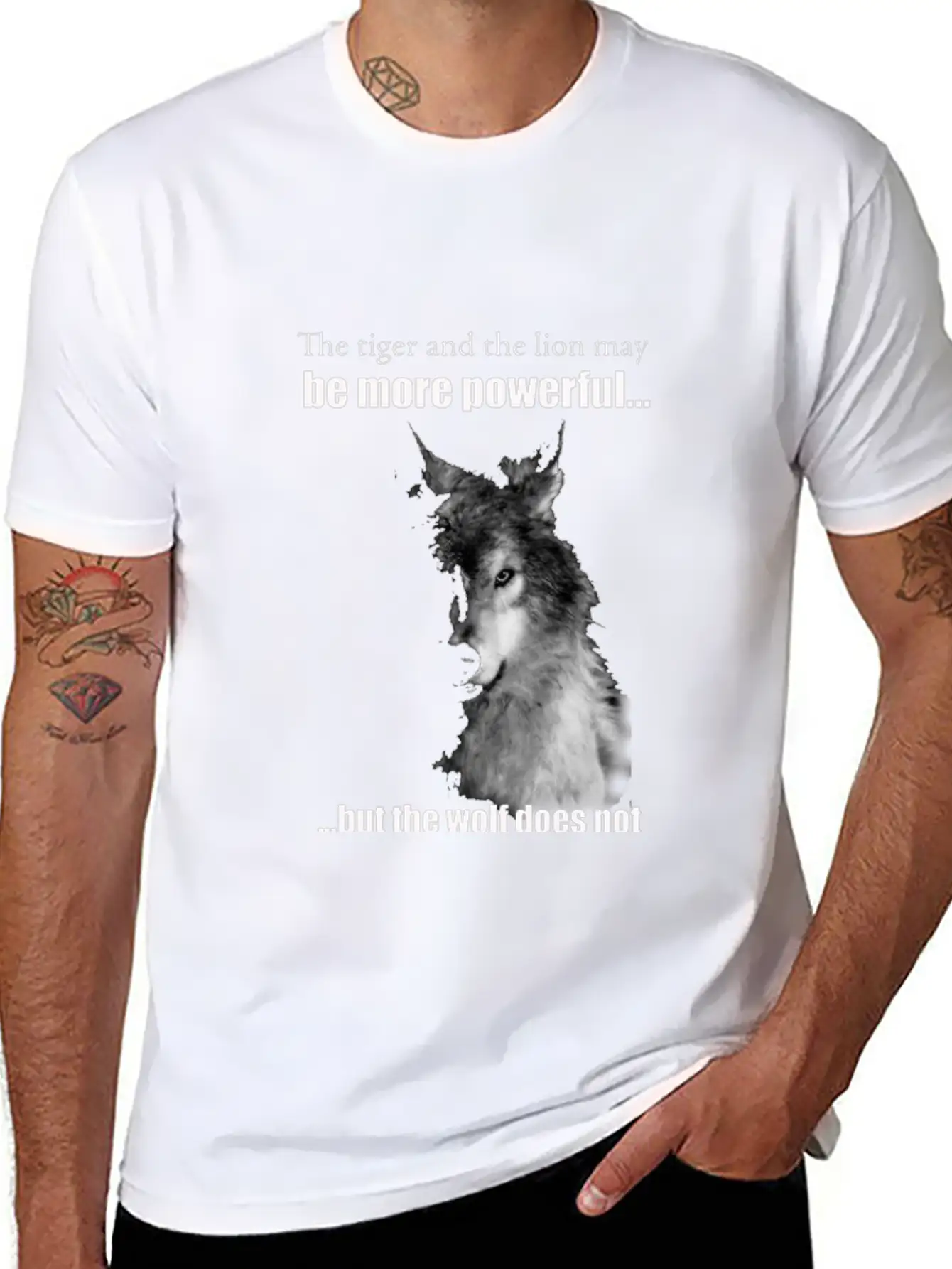 The Wolf Stylish Everyday T-Shirt – Unisex Basic Cotton Tee