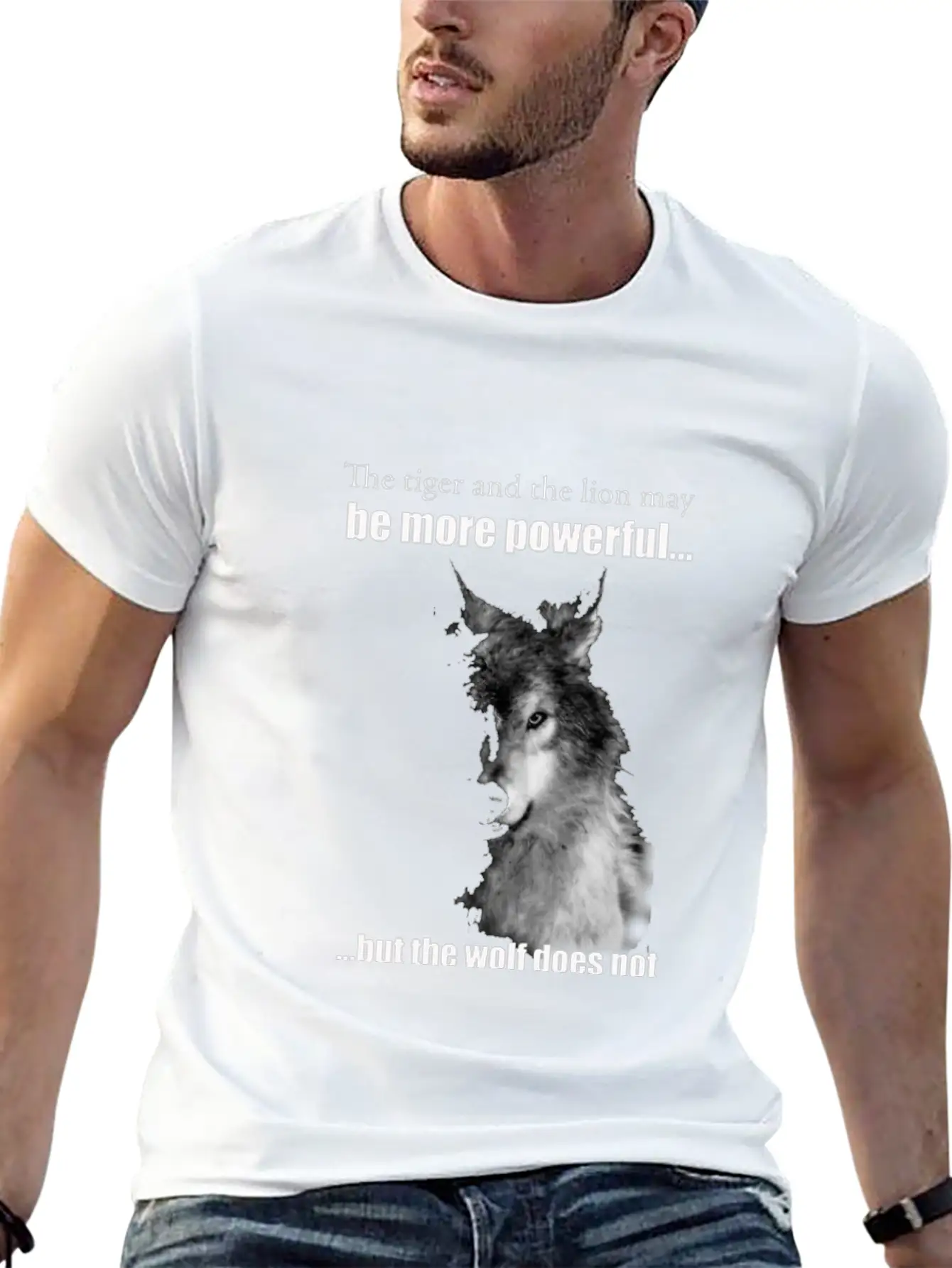 The Wolf Stylish Everyday T-Shirt – Unisex Basic Cotton Tee