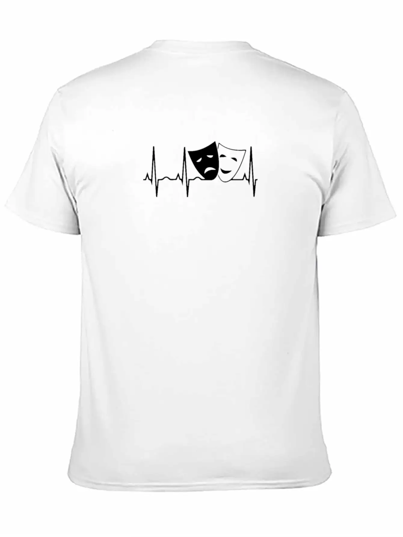 Theater Heartbeat For Light Timeless Short Sleeve Tee – Comfy And Minimalist Design