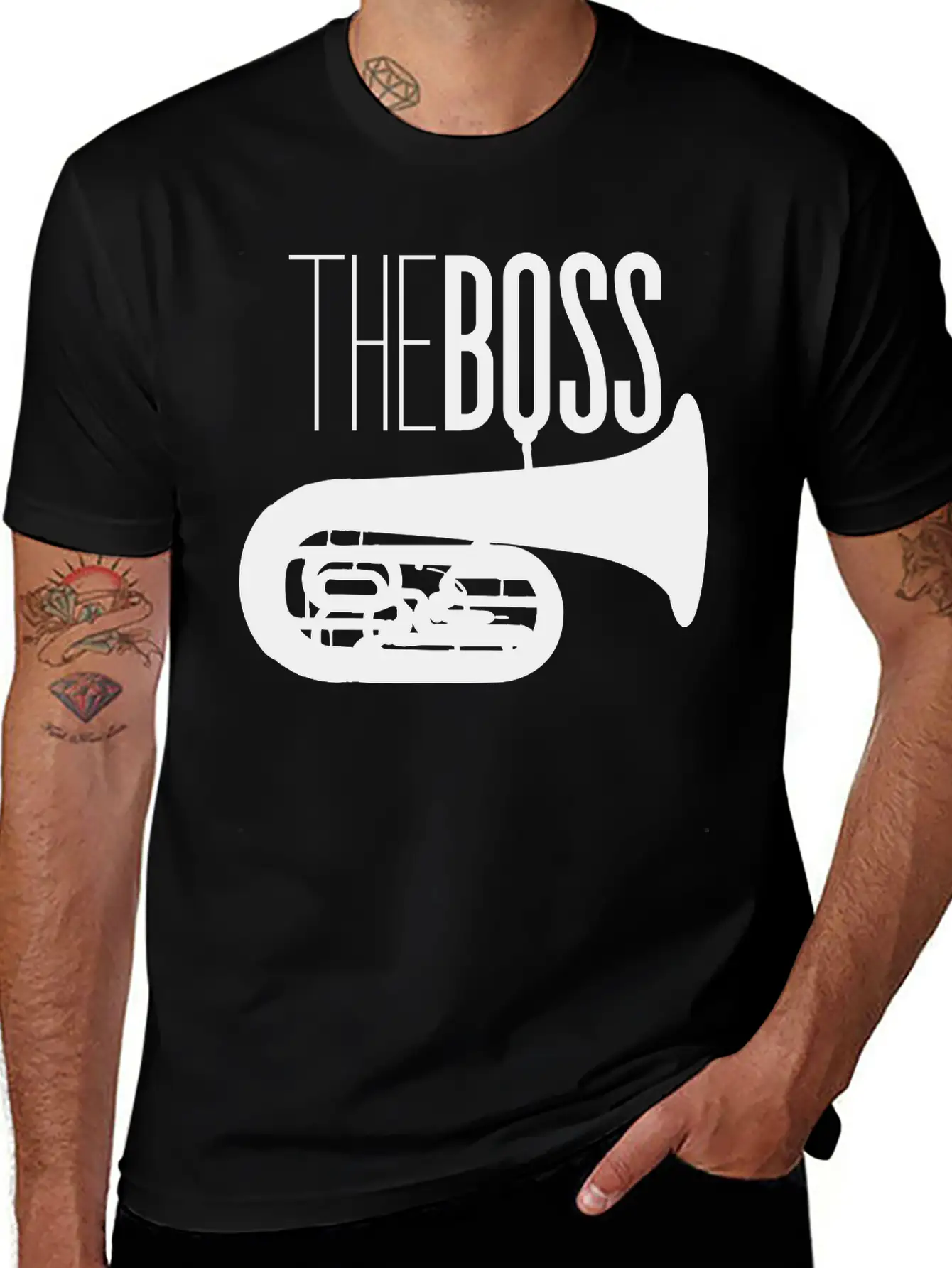 Theboss | Tuba Shirt Brass Band Folk Oompah Music Timeless Short Sleeve Tee – Comfy And Minimalist Design