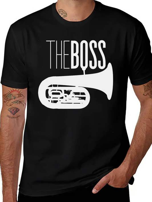 Theboss | Tuba Shirt Brass Band Folk Oompah Music Timeless Short Sleeve Tee – Comfy And Minimalist Design