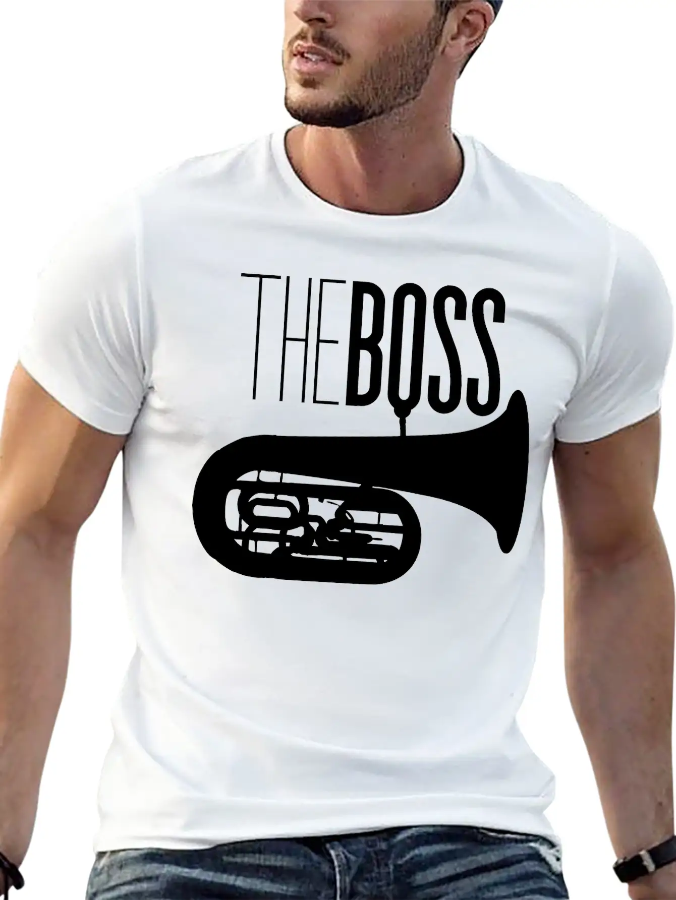 Theboss | Tuba Shirt Brass Band Folk Oompah Music Timeless Short Sleeve Tee – Comfy And Minimalist Design