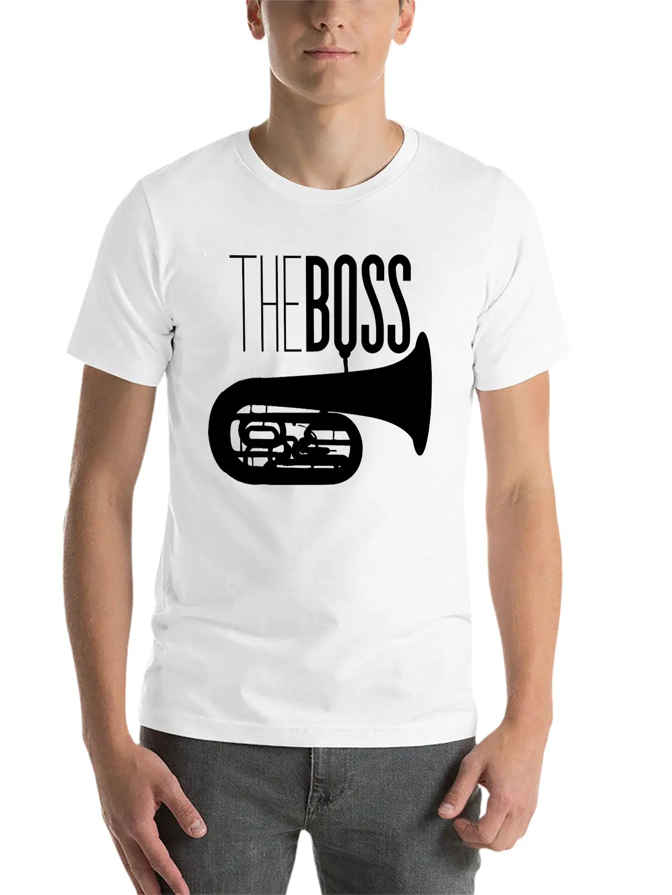 Theboss | Tuba Shirt Brass Band Folk Oompah Music Timeless Short Sleeve Tee – Comfy And Minimalist Design