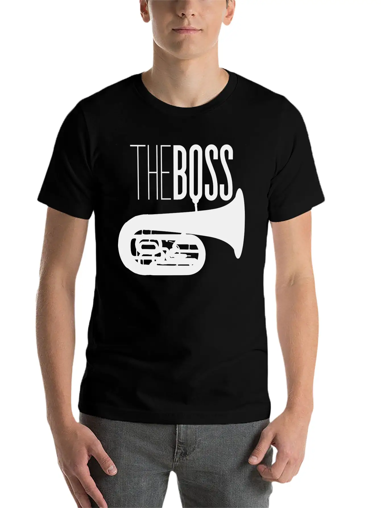 Theboss | Tuba Shirt Brass Band Folk Oompah Music Timeless Short Sleeve Tee – Comfy And Minimalist Design