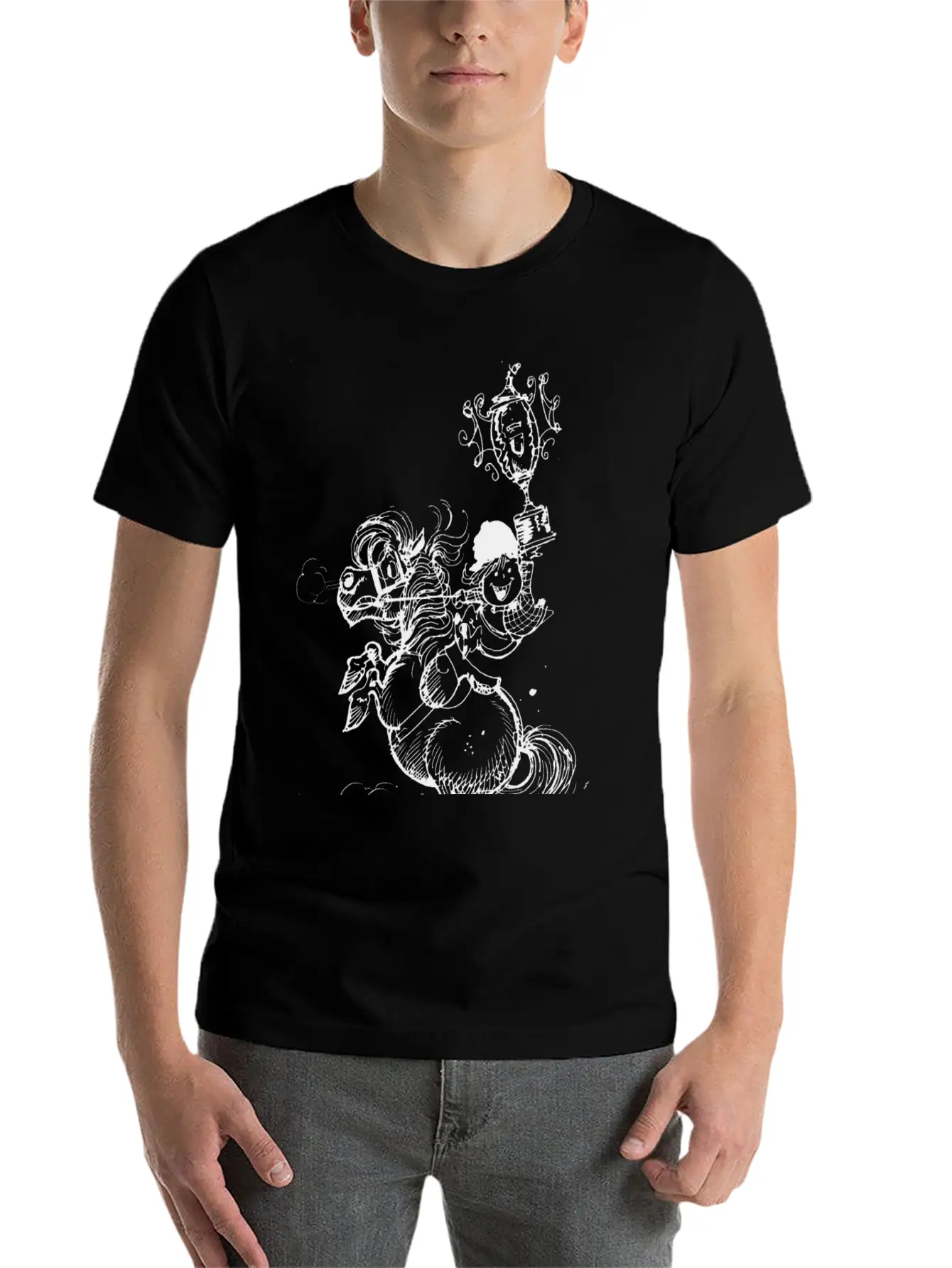 Thelwell Horse Show Champions Stylish Everyday T-Shirt – Unisex Basic Cotton Tee